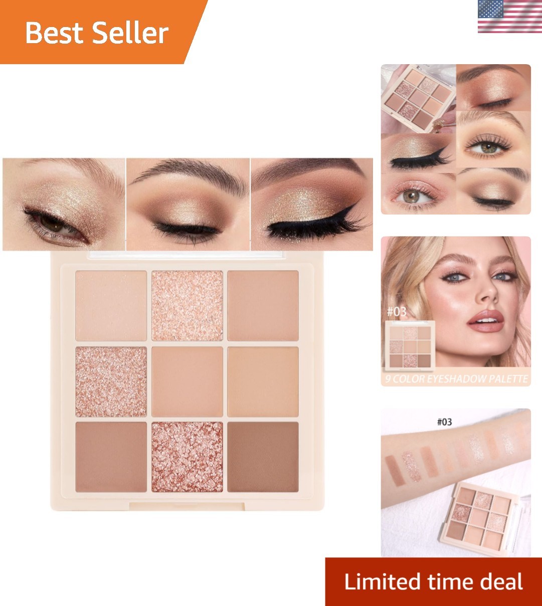 Highly Pigmented Eyeshadow Palette – Blendable Colors for All Occasions