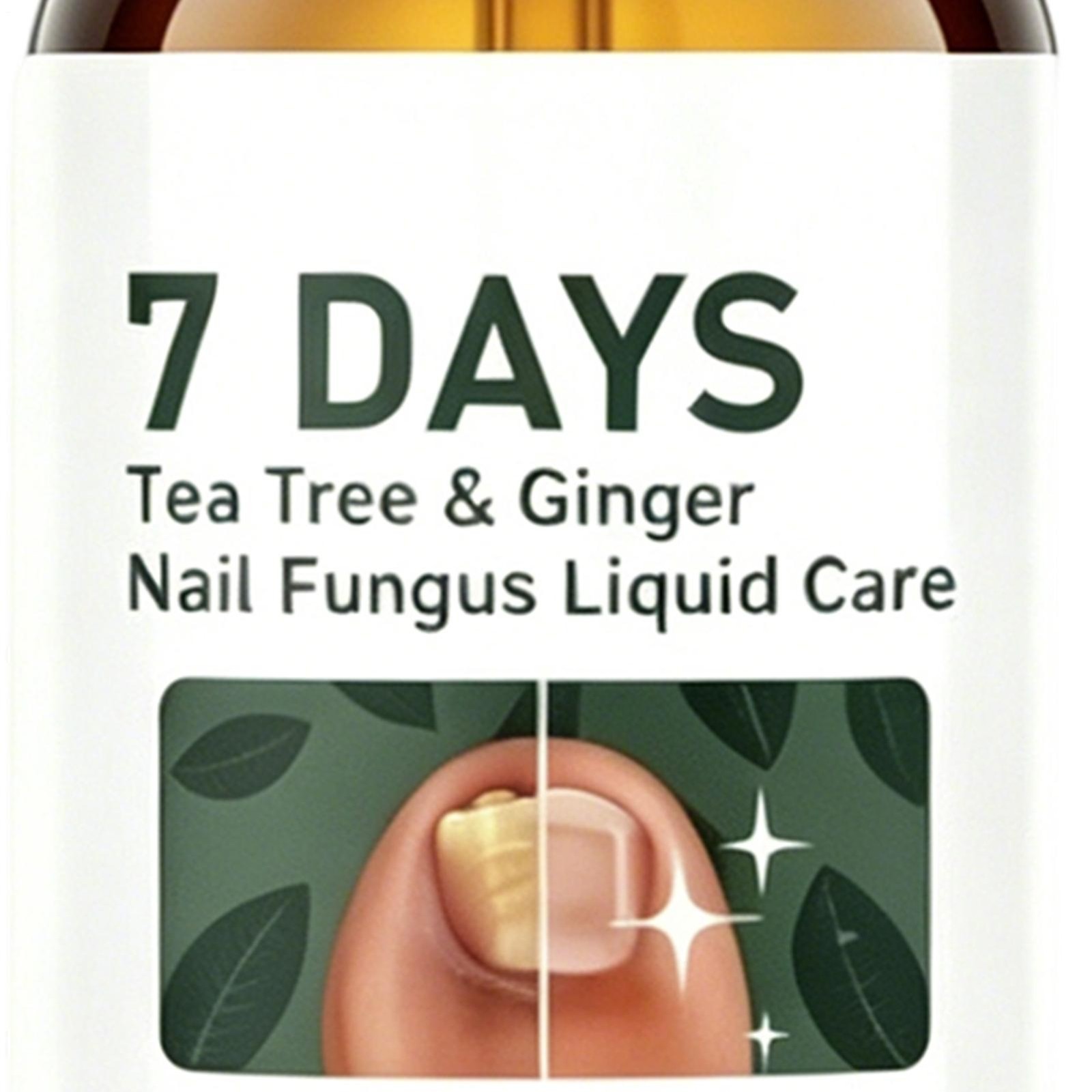7 Days Tea Tree & Ginger Nail Care Serum 30ml For Repair Dry Brittle Nails