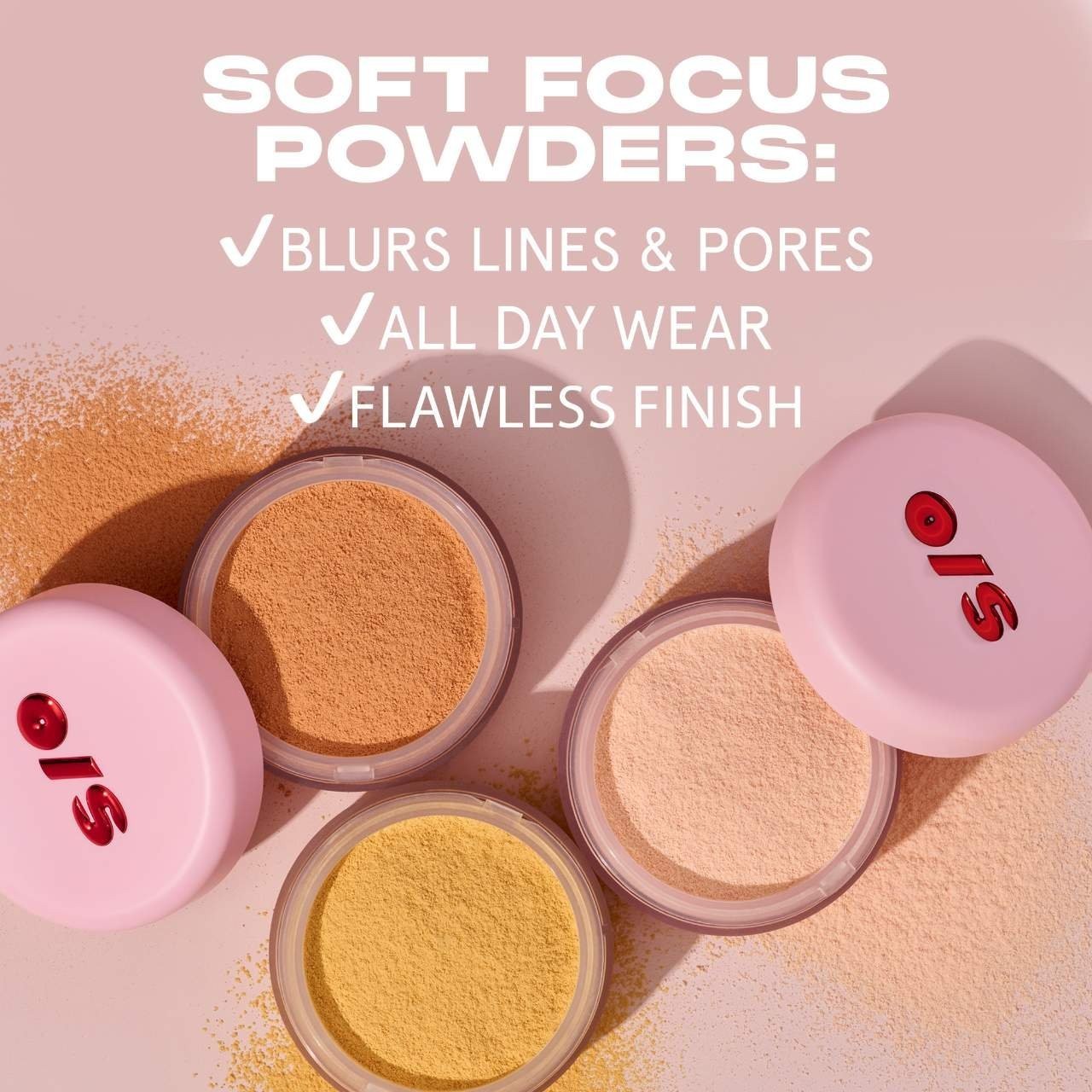 NIB 100% Authentic ONE/SIZE Ultimate Blurring Setting Powder,7 colors,0.23 oz