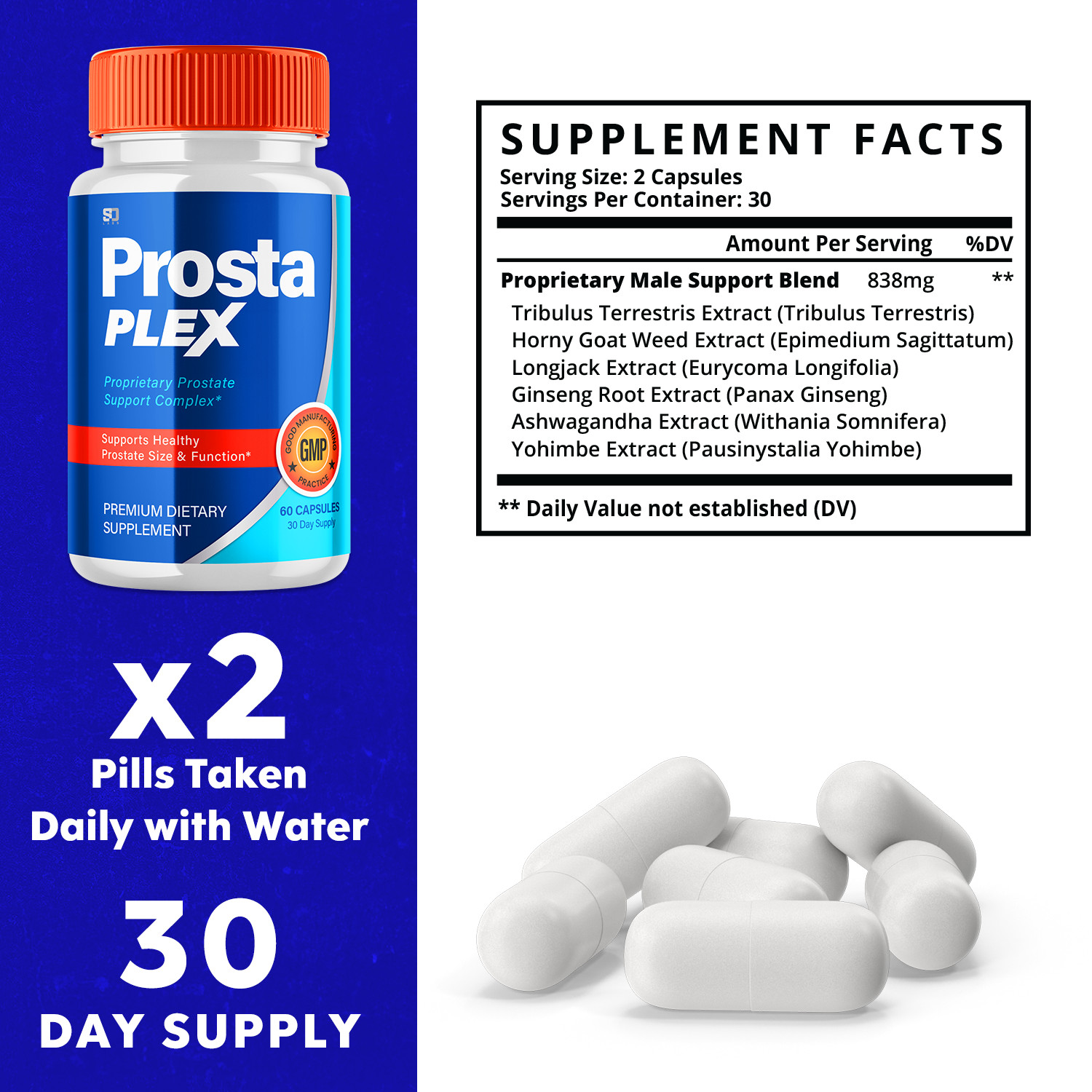 Prosta Plex Support Complex Supports Prostate Health (5 Pack)