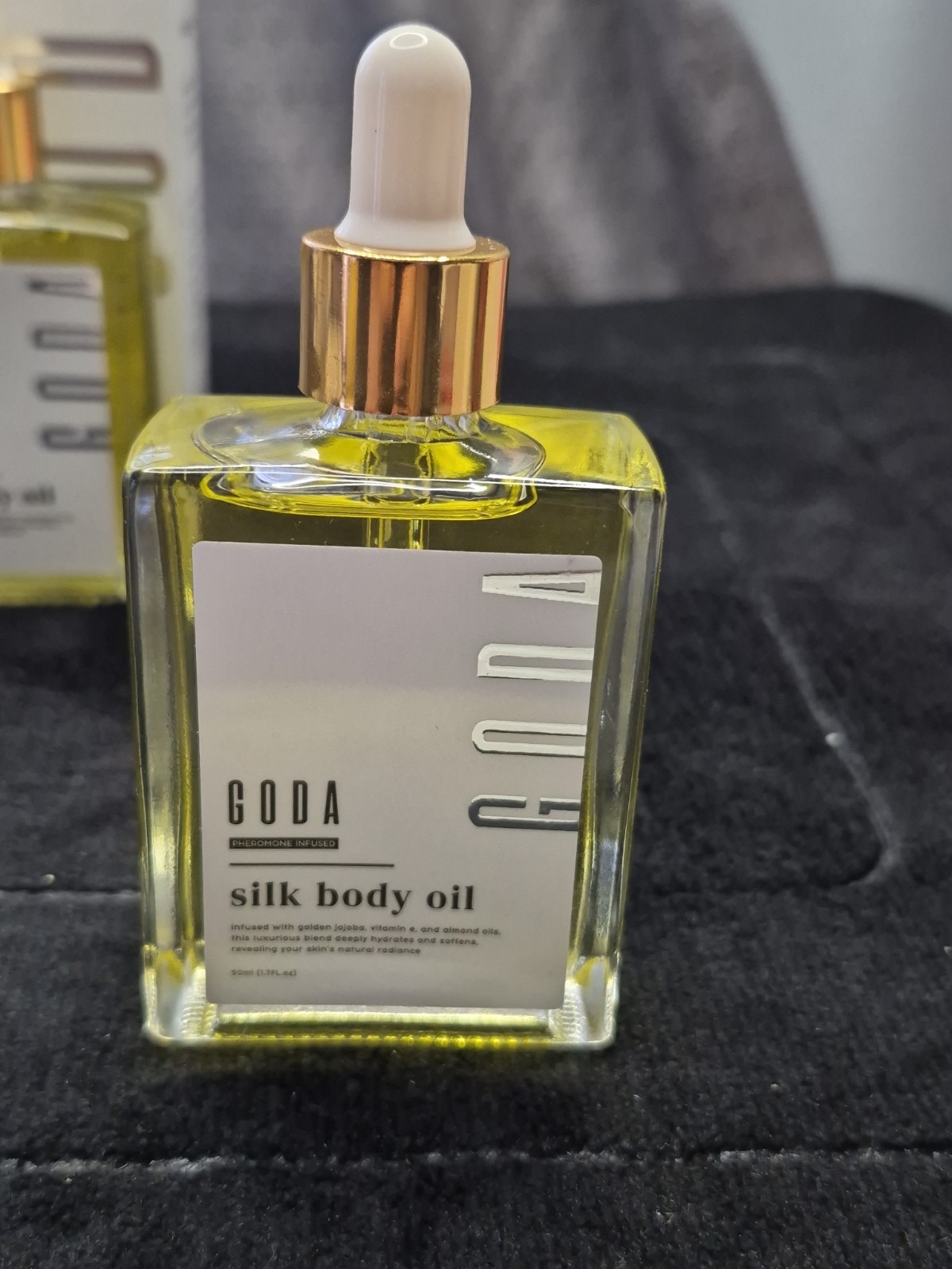 Goda Silk Body Oil 50ml 1.7 FL. Oz. Infused With Golden Jojoba. X2