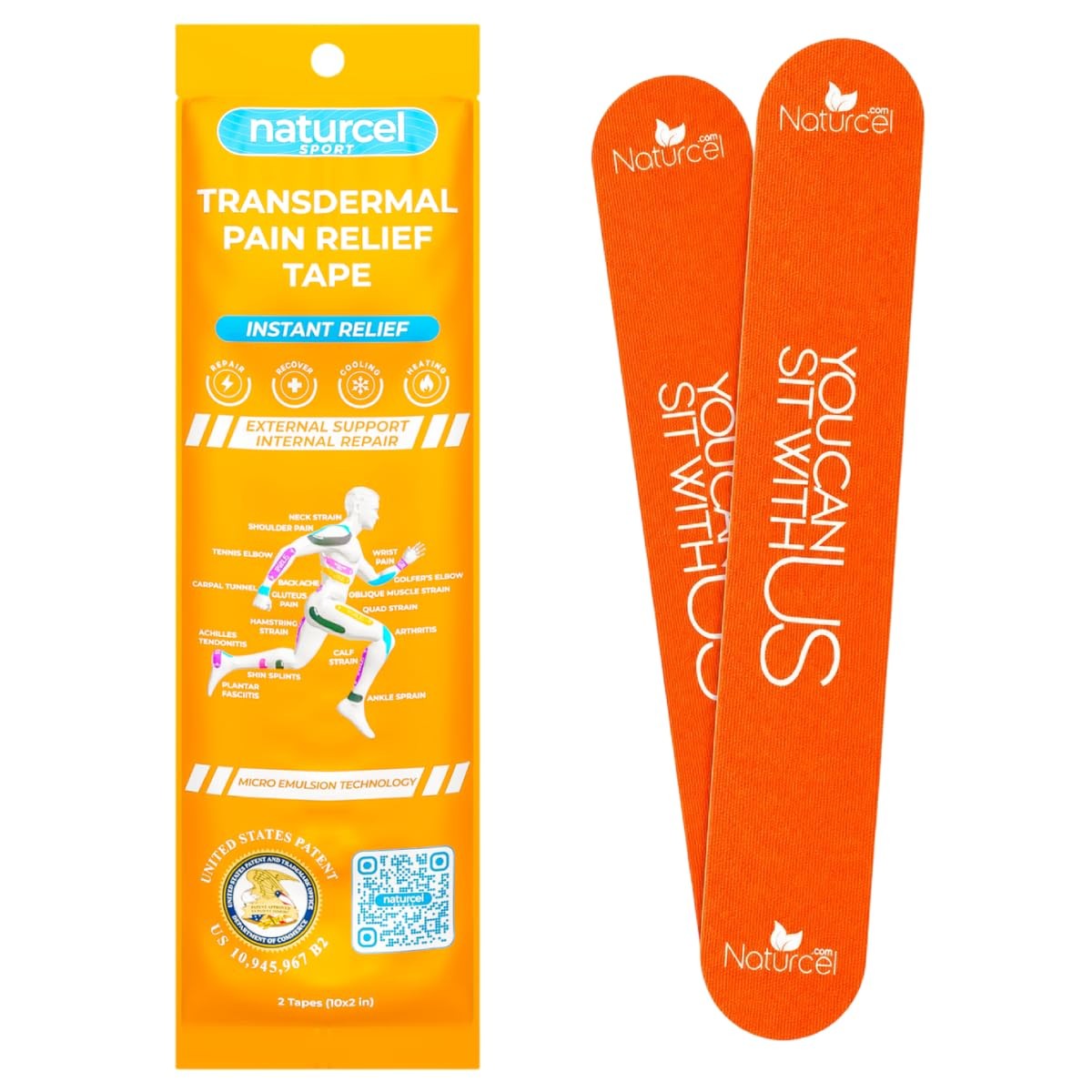 Naturcel Sport Transdermal Pain Relief Tape Kinesiology Tape Sore Joints