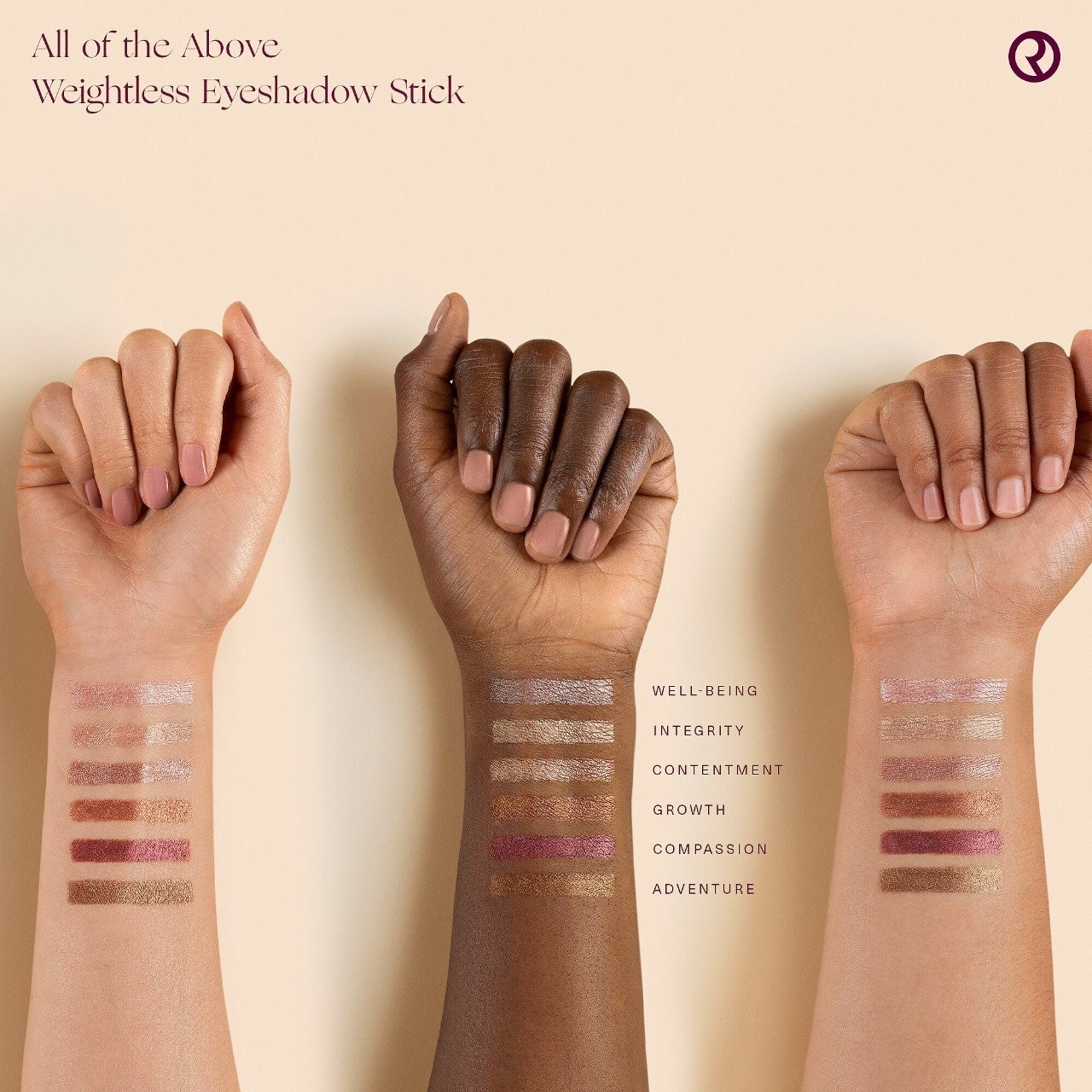 Rare Beauty Authentic All of the Above Eyeshadow Stick 0.04 oz 6 shades
