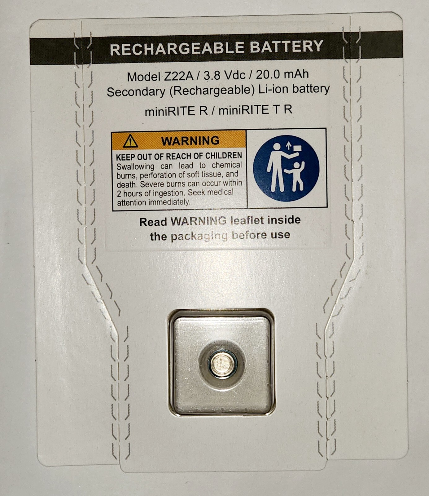 Oticon Hearing Aid rechargeable battery, The Most Recently Made Z22A USA Fast