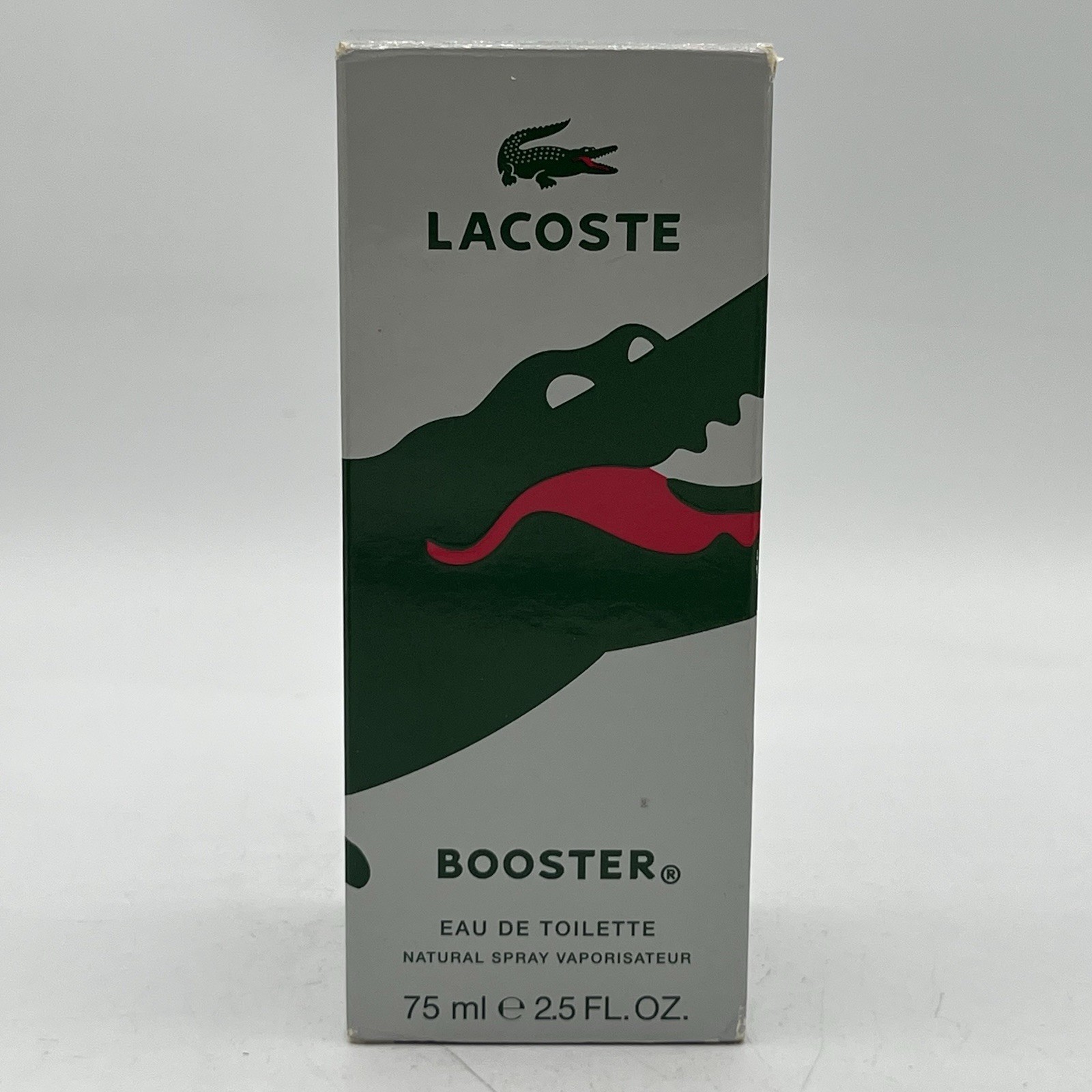Lacoste BOOSTER EDT 2.5 oz 75 Ml New Open Box Authentic 2021 Formula See Details