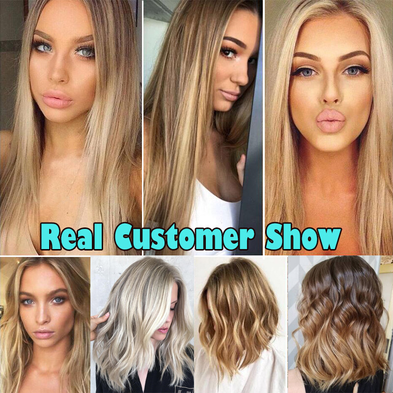 CLEARANCE 100% Human Hair Extensions Clip In Real Remy Hair Extensions Full Head