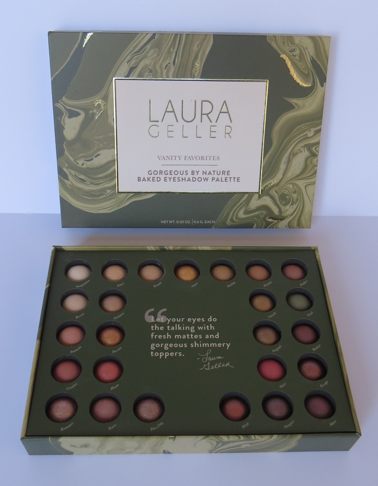 Laura Geller Vanity Favorites Gorgeous by Nature Baked Eyeshadow Palette 25
