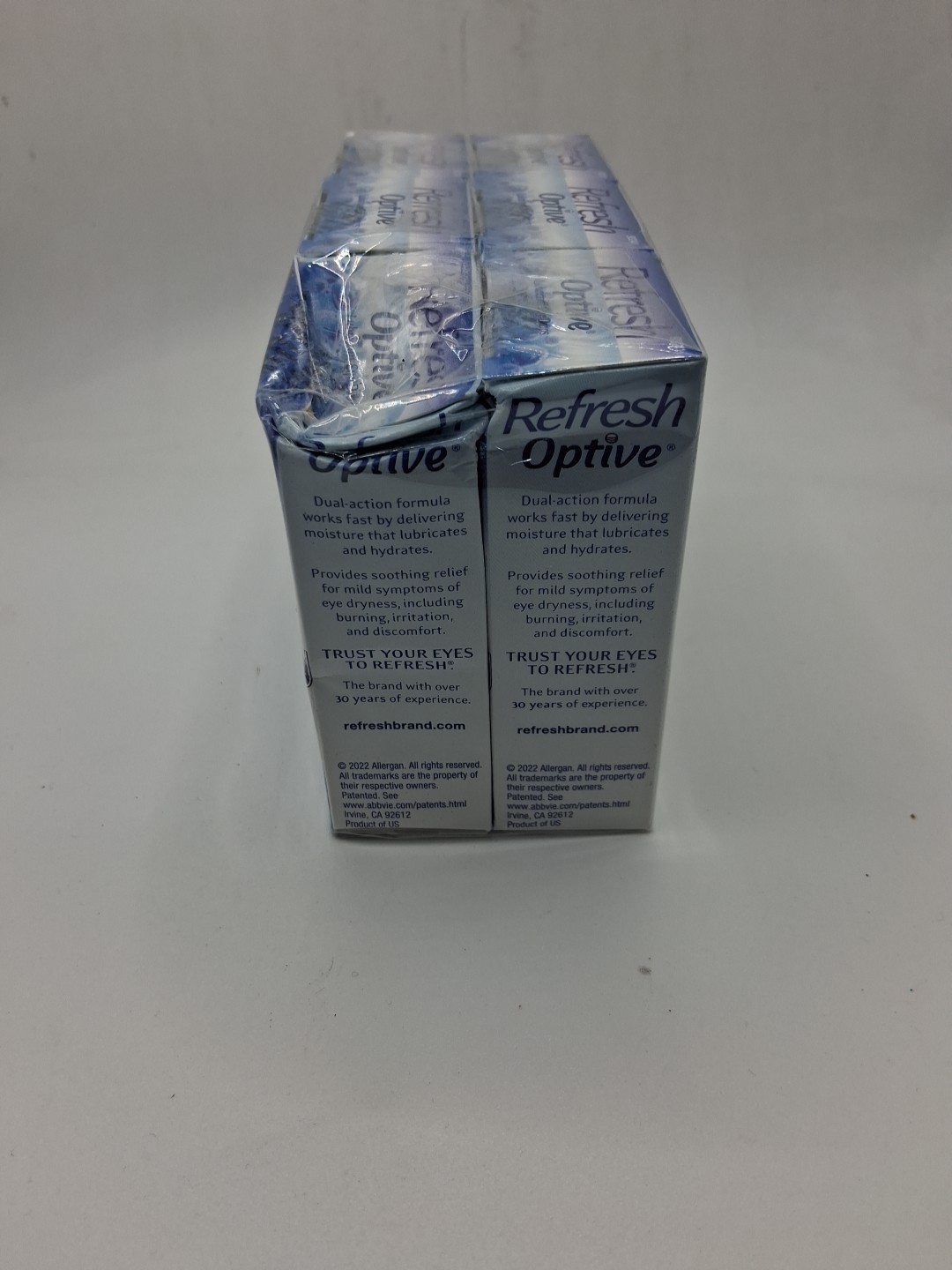 6x REFRESH OPTIVE 0.5 FL OZ EA. EXP:08/2026 LUBRICANT EYE DROPS