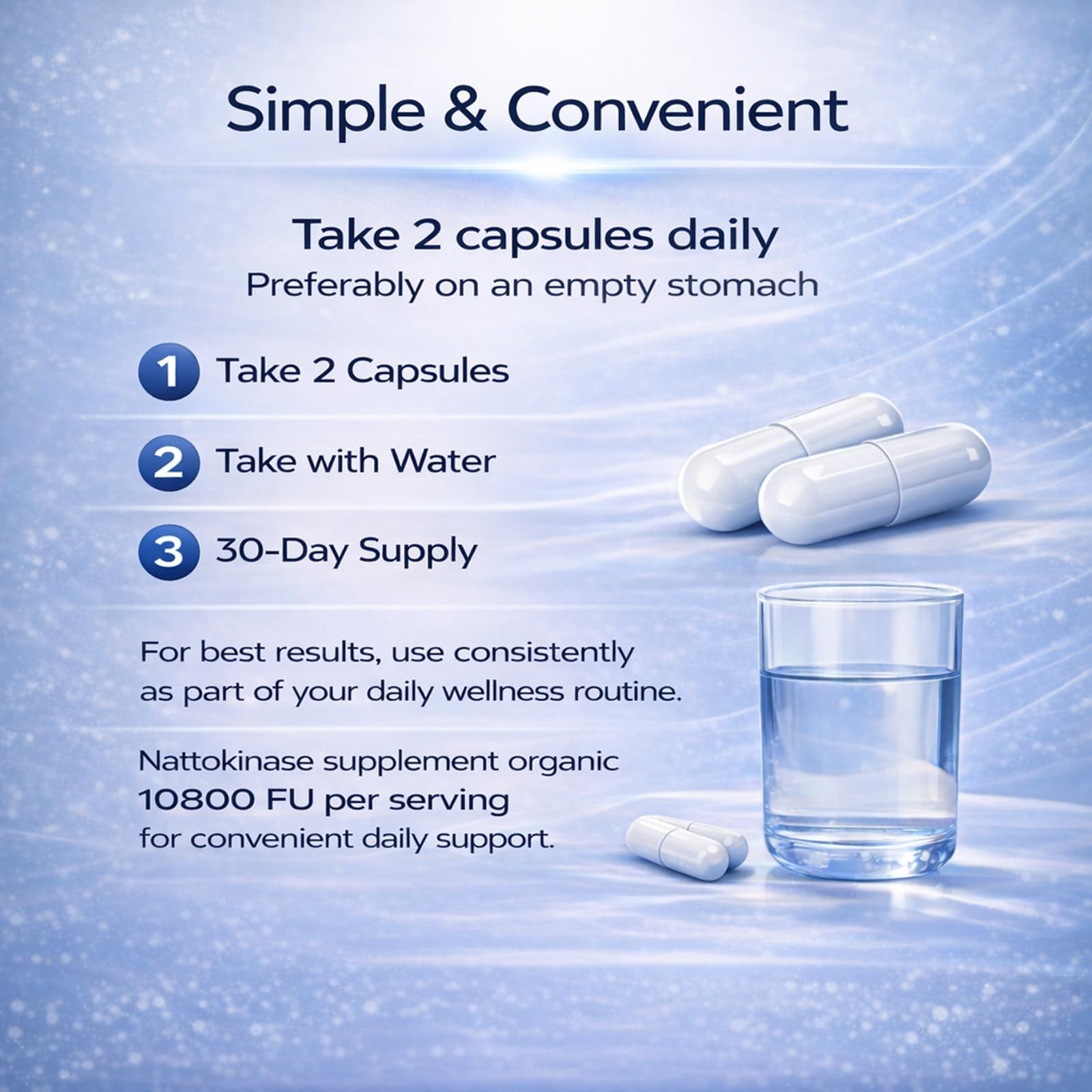 4X Nattokinase Supplement – 10800 FU 60 Capsules Per Serving HO T 2026