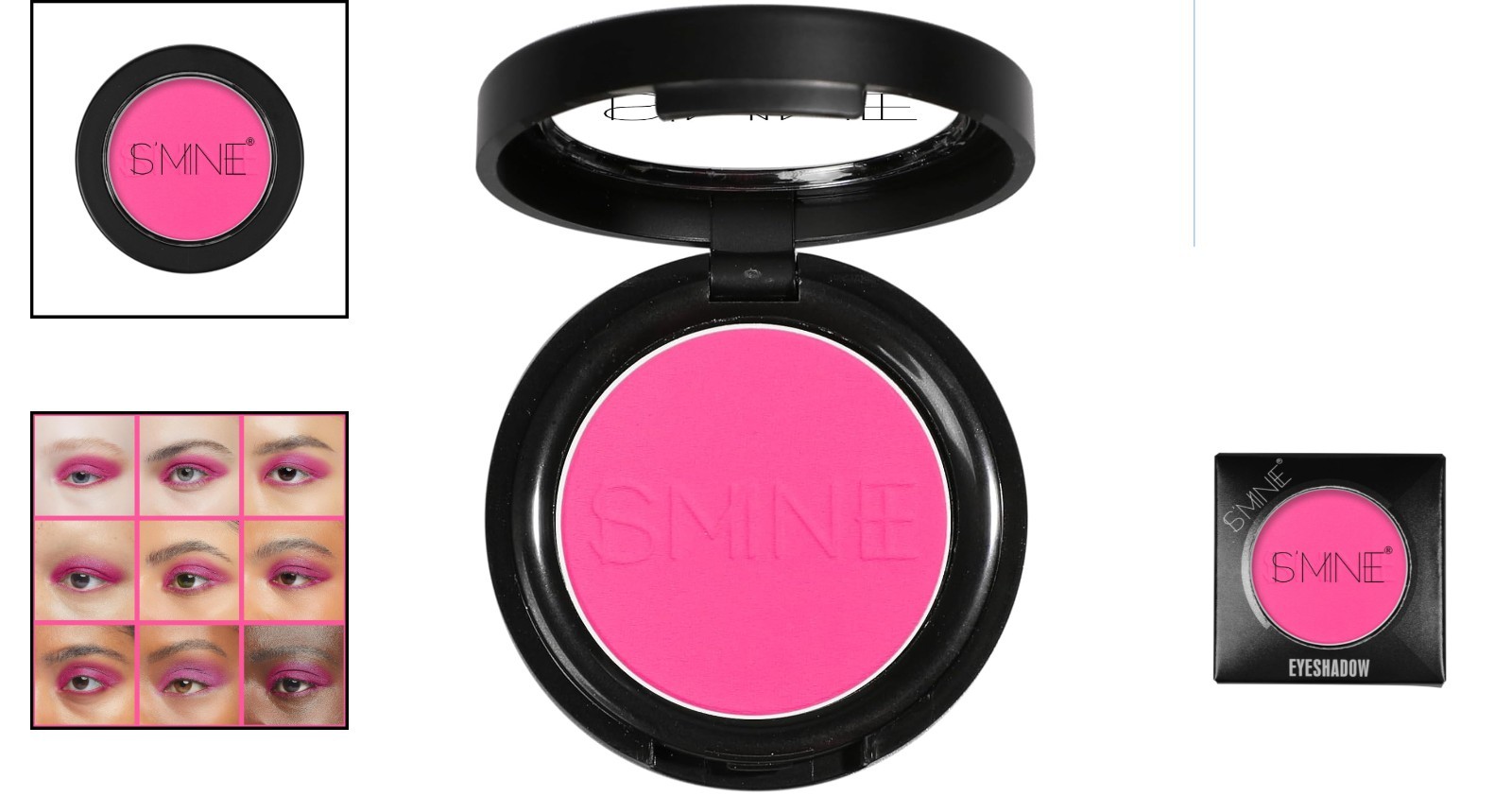All-Natural High Pigment Matte Eyeshadow – Intense Color in a Compact Palette