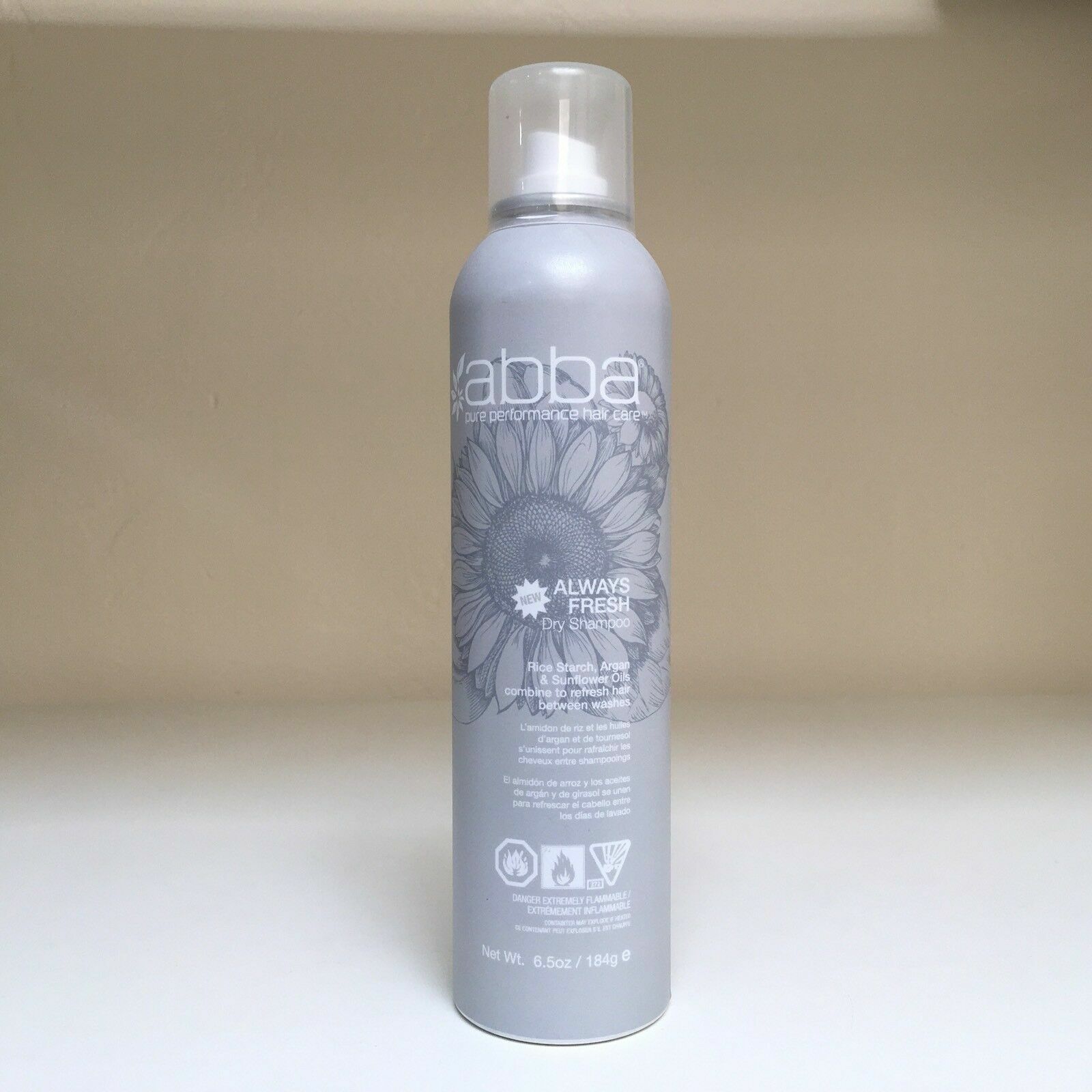 Abba Always Fresh Dry Shampoo 6.5 oz new fresh