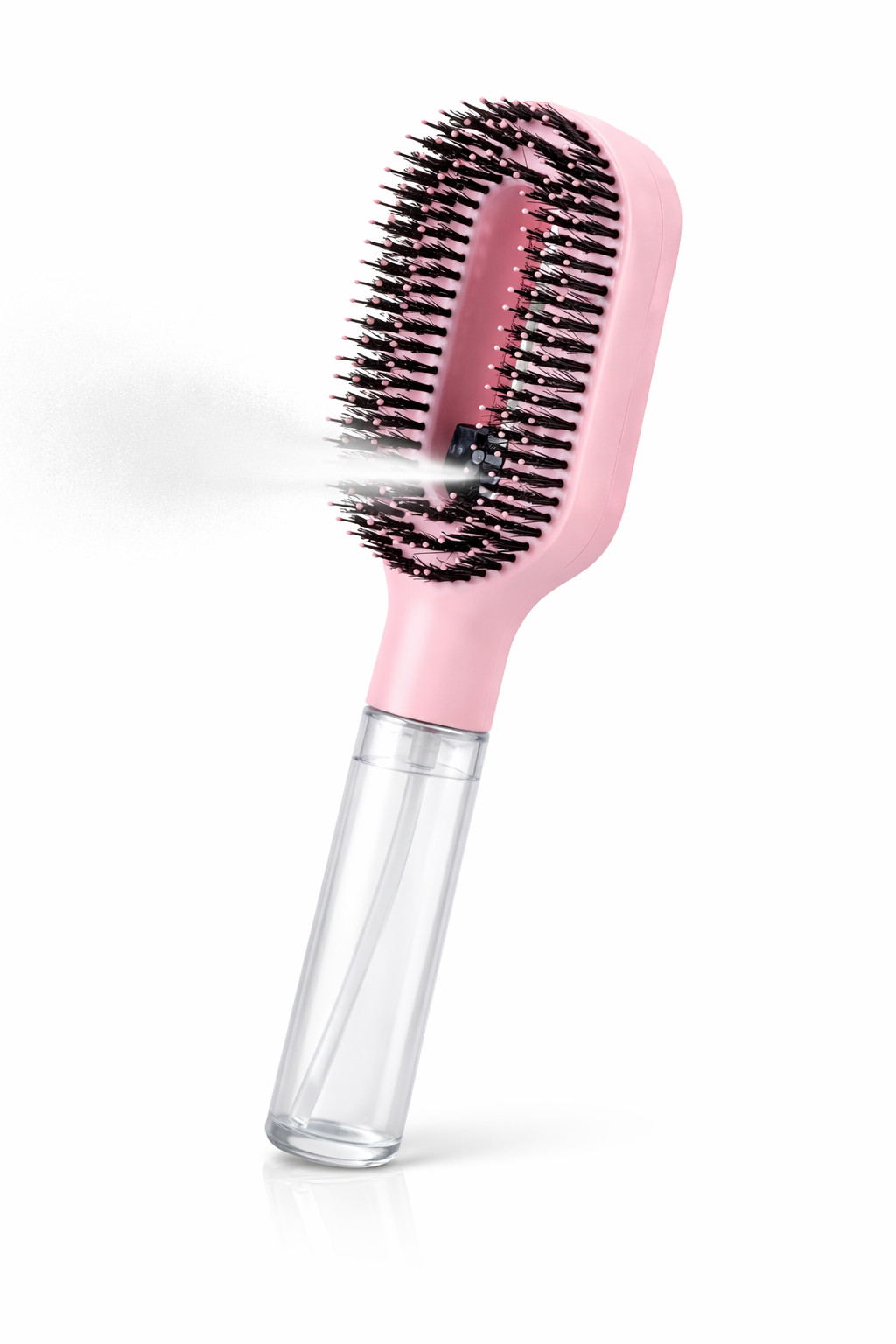 SPRAY HAIR BRUSH Detangler Portable Water Mist Comb Anti Frizz Brush and Comb