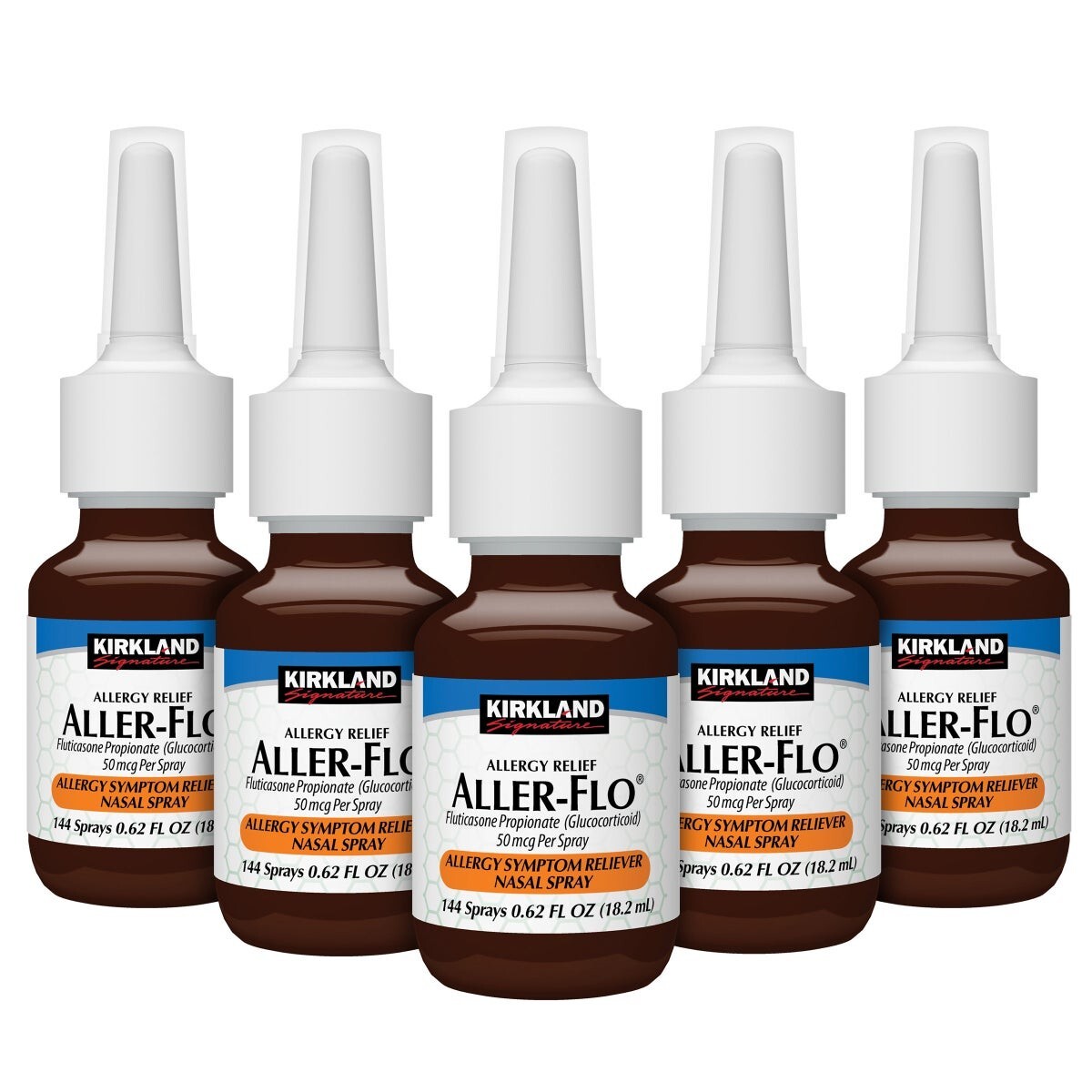 Kirkland Signature Aller-Flo, 720 Sprays 5 Bottles 144 Sprays Each 03/2025+