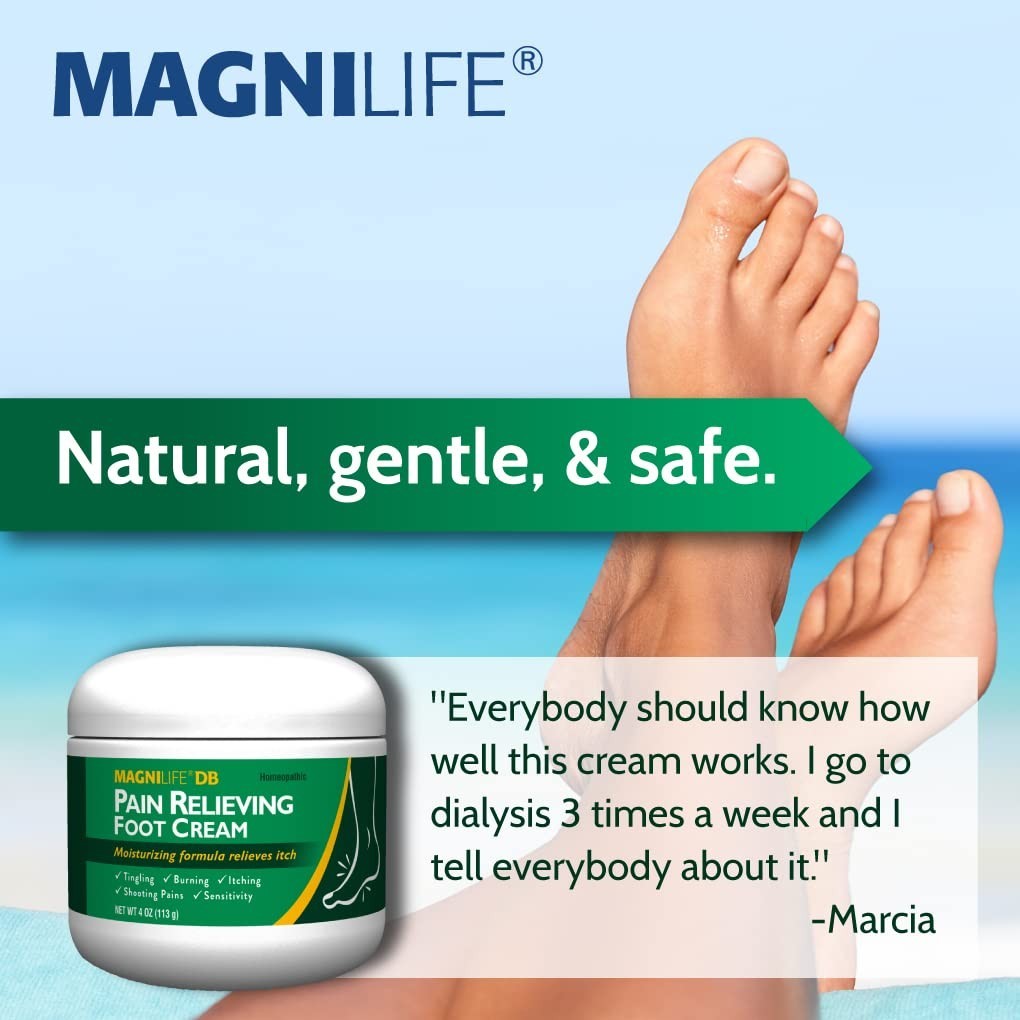 Gentle 4 Oz Jar Pain Relieving Foot Cream – Perfect for Sensitive Skin Relief