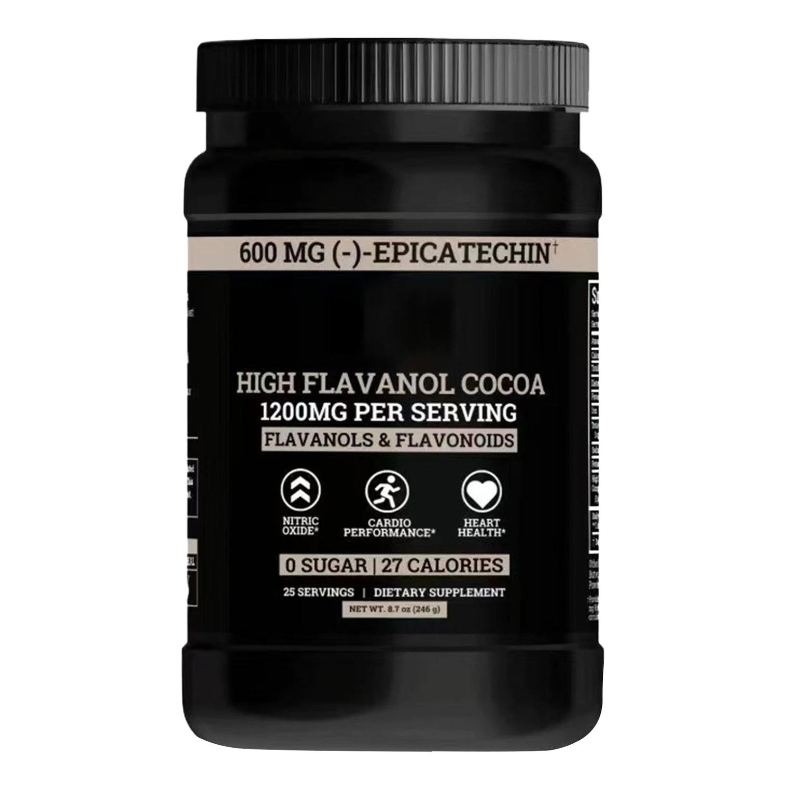 3Packs Black Forest High Flavanol Cocoa Powder And Flavonoids Supplements 1200mg