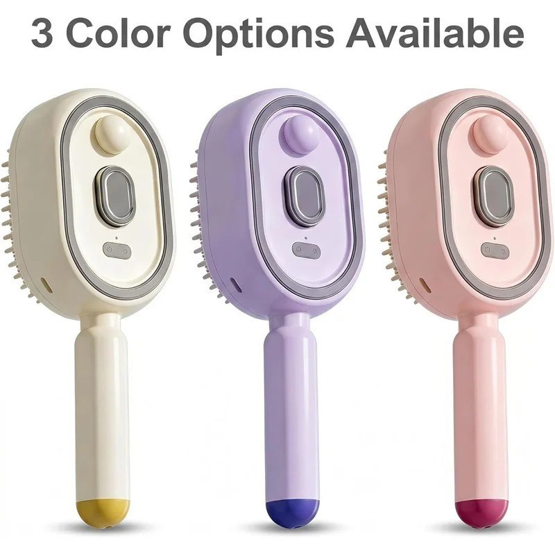 2026 New Electric Steam Brush, Electric Steam Brushs for Hair, Rechargeable US