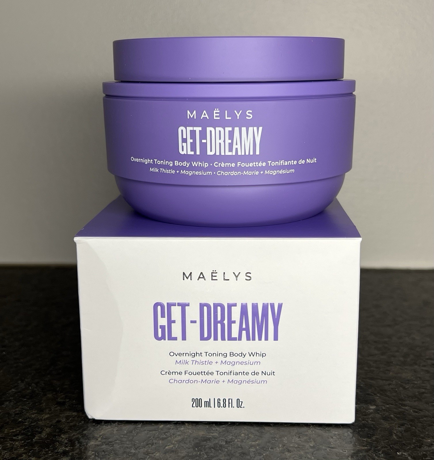 Maelys GET-DREAMY Overnight Toning Body Whip 6.8 Fl Oz – BRAND NEW SEALED IN BOX