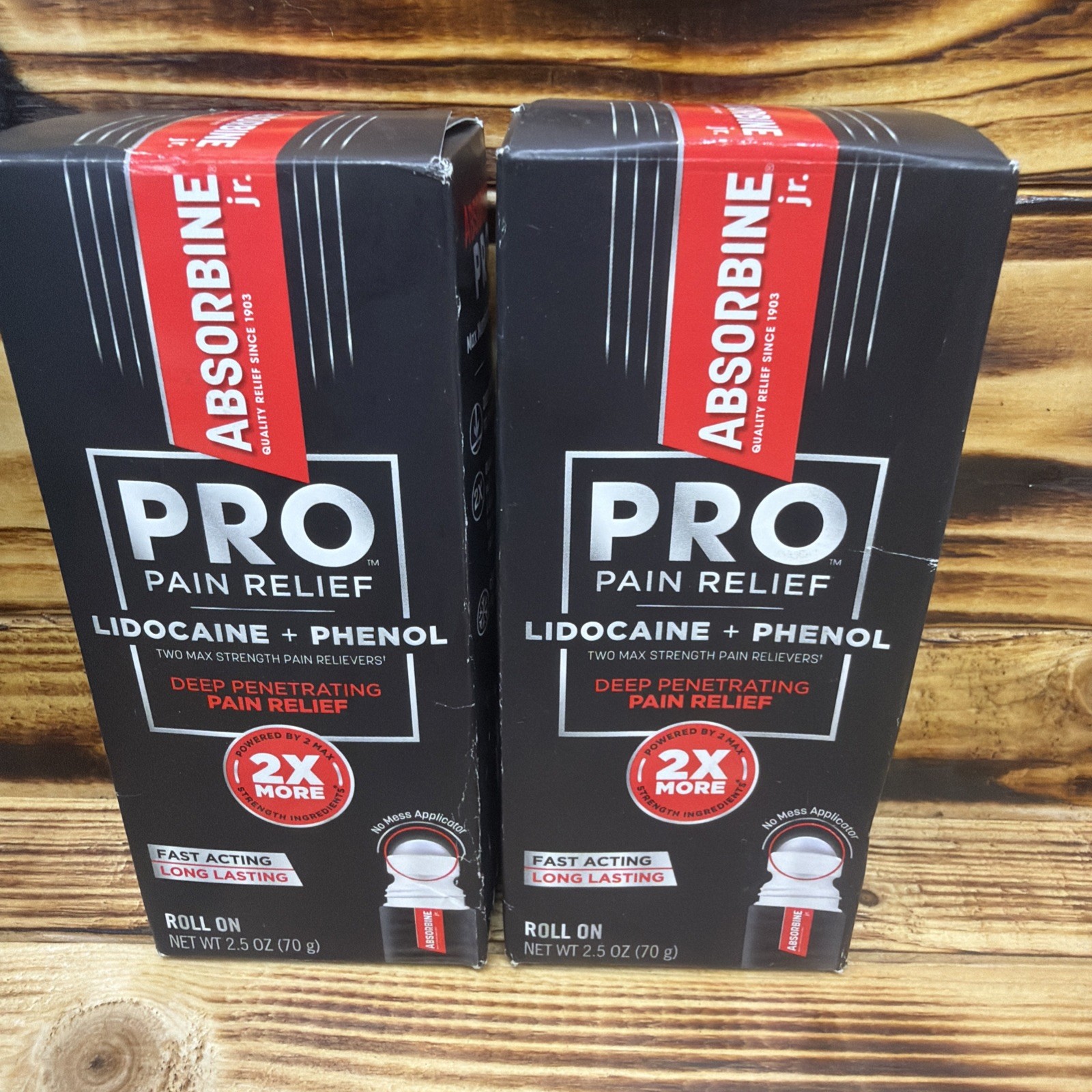 Pro Pain Relieving Roll On 2.5 Oz x2 Exp 1/27