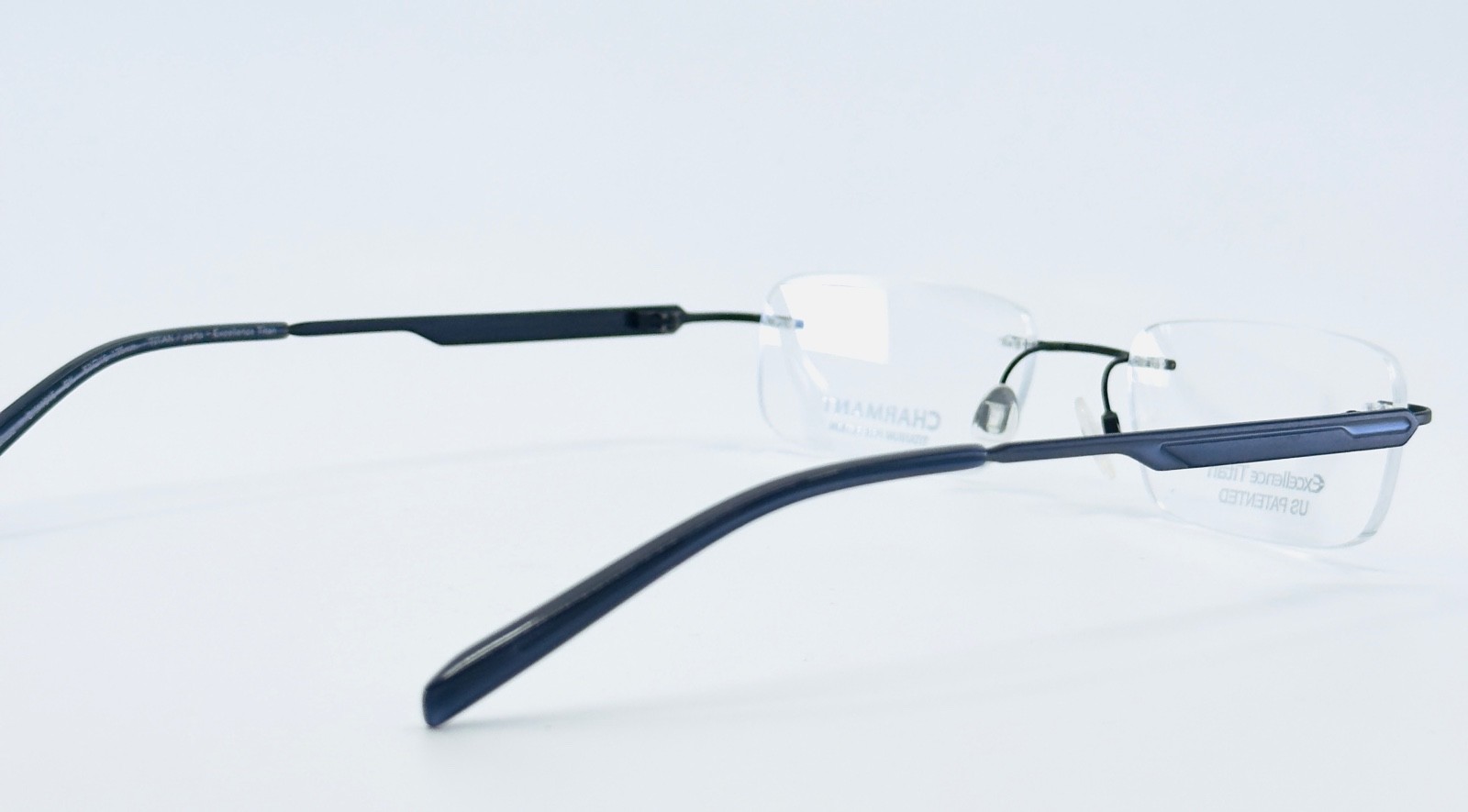 CHARMANT CH11915 BK Black Unisex Rimless (Chassis) Eyeglasses N/A-19-135 B:N/A