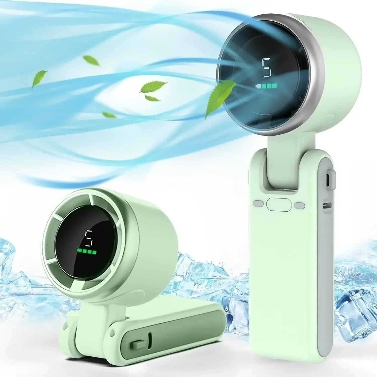3-in-1 Fan, 5-speed, 3600mAh Rechargeable Lithium Battery, USB Charging, Travel