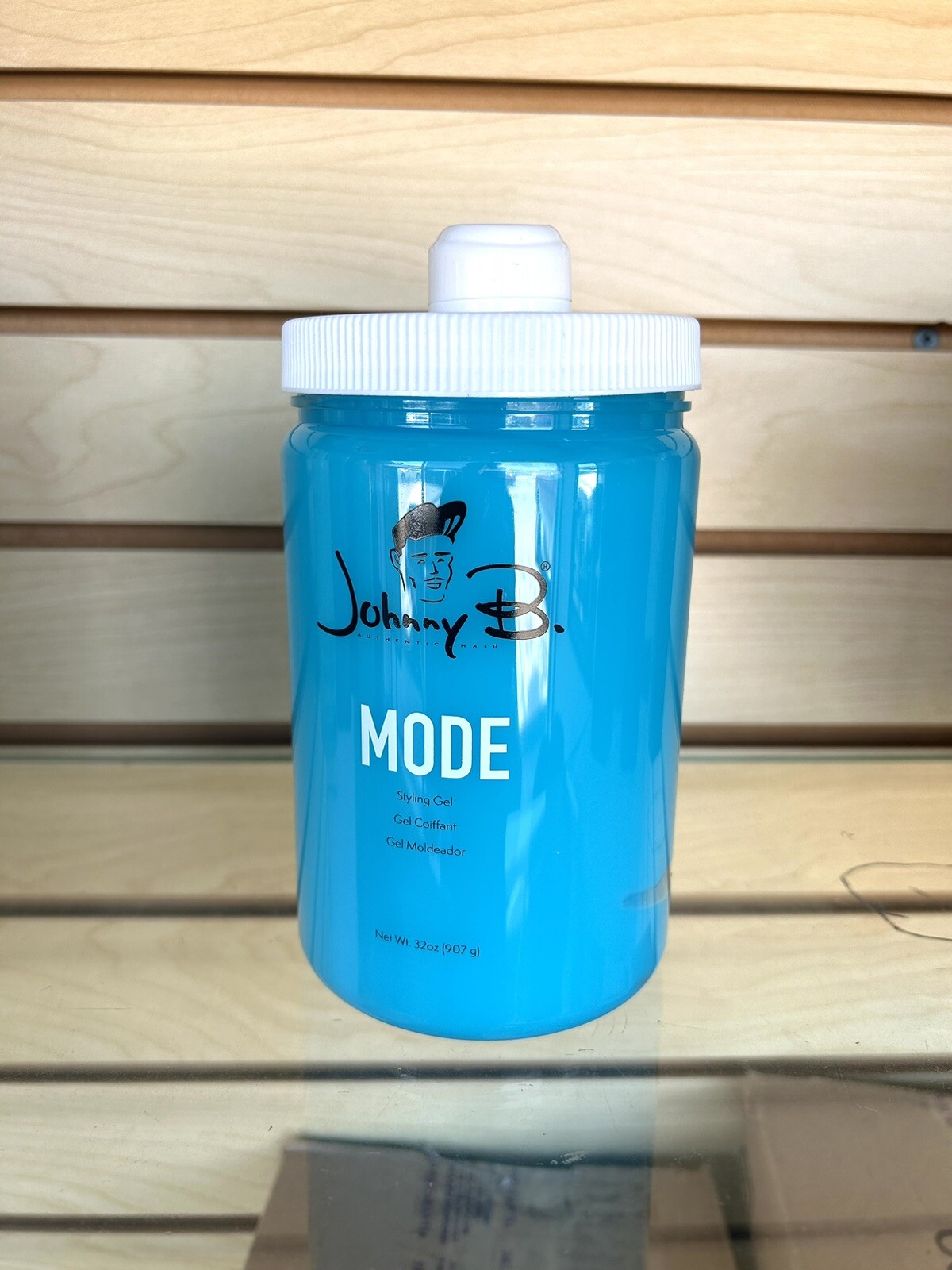 Johnny B Mode Medium Hold Styling Gel – 32 oz Liter ** WITH PUMP **