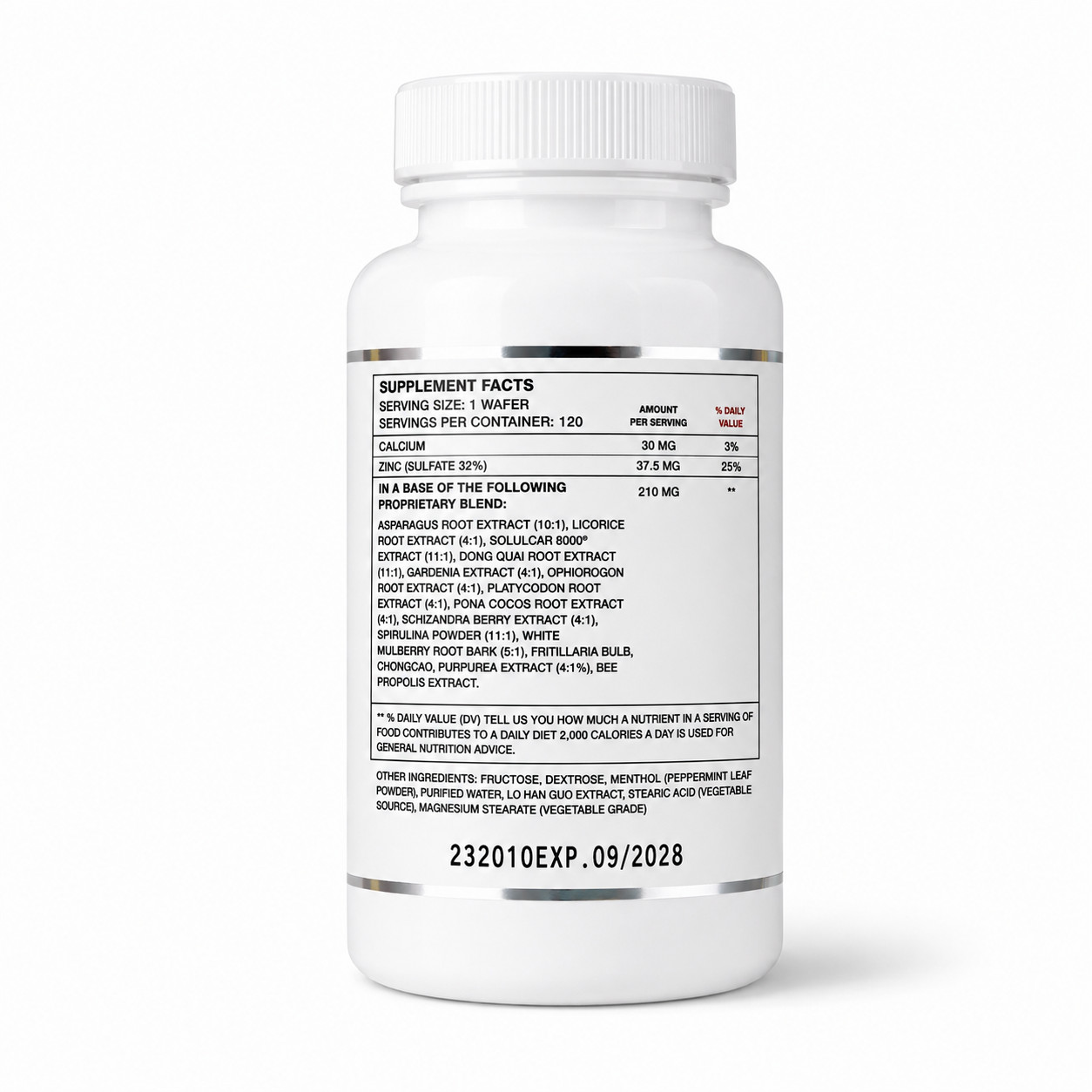 HCNF Lungs Plus Extra Strength 120 Tablets Respiratory Lung Support Supplement