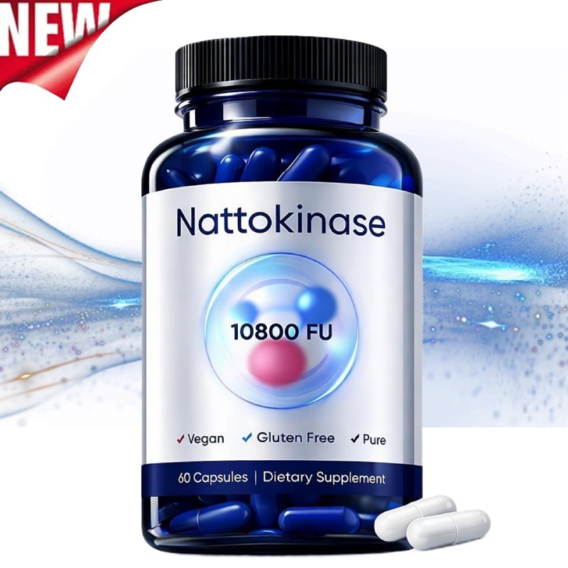 4X Nattokinase Supplement – 10800 FU 60 Capsules Per Serving HO T 2026