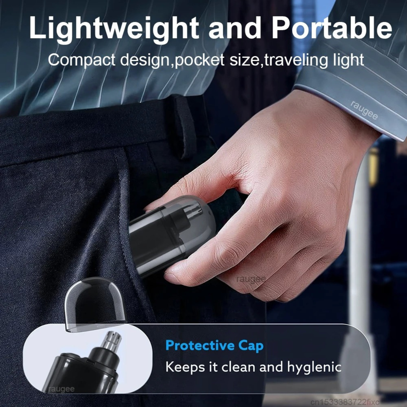 USB Rechargeable Nose Ear Hair Trimmer for Men Portable Clipper Original