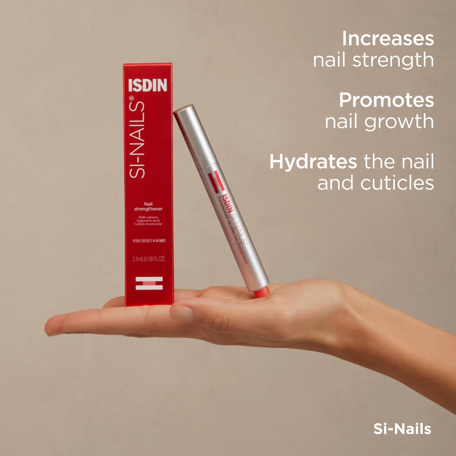 ISDIN Si-Nails Nail Strengthener in 14 Days 2.5ml *New In Box*