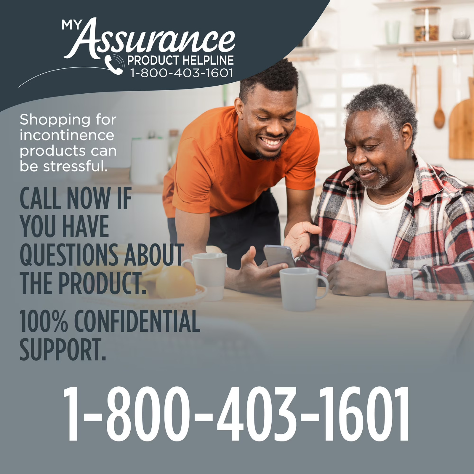 Assurance Men’s Incontinence Underwear, L/XL, Maximum Absorbency