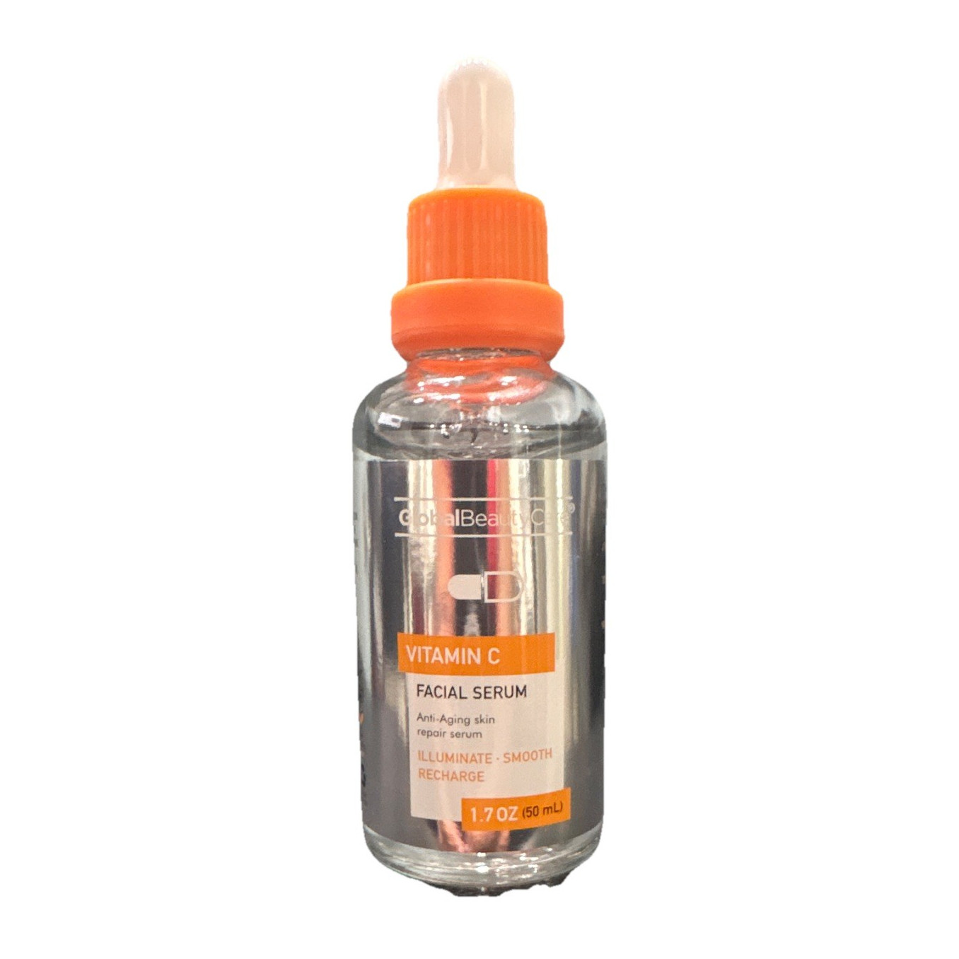 Global Beauty Care Vitamin C Facial Serum 1.7 oz Anti-Aging SPF 50 UVA