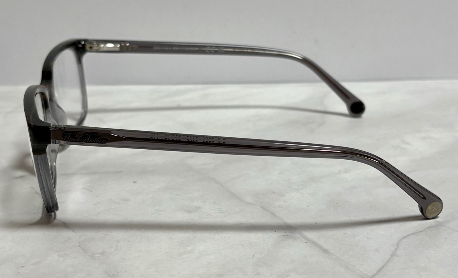 Brooks Brothers B.B. 2033 6123 Grey Wood Eyeglasses 54-17-145 – FRAMES ONLY!