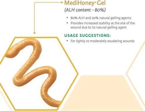 1-3Pack-Medihoney Gel Wound and Burn Dressing from Derma Sciences 1.5 oz New