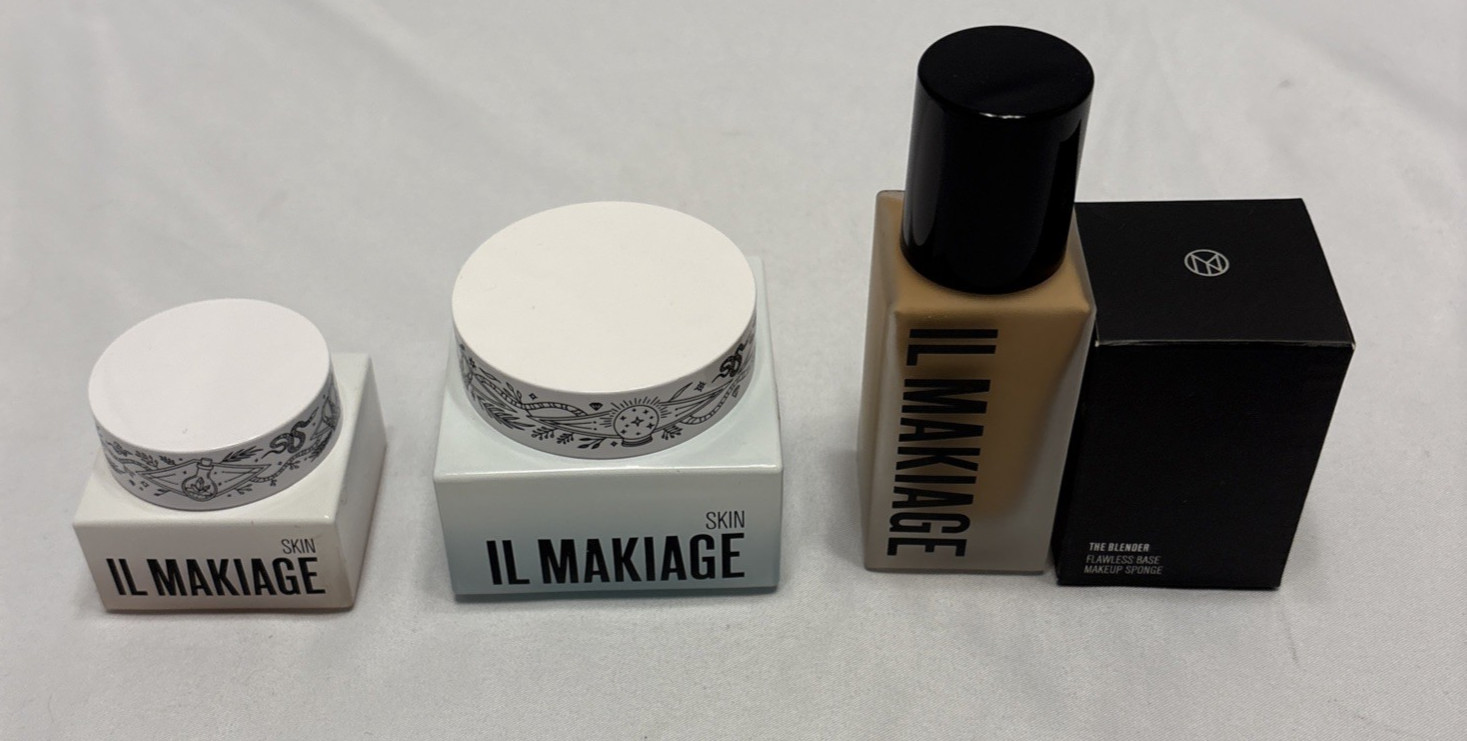 IL MAKIAGE Bundle -Power Lift, Power Redo, Foundation, sponge Skin Care Products