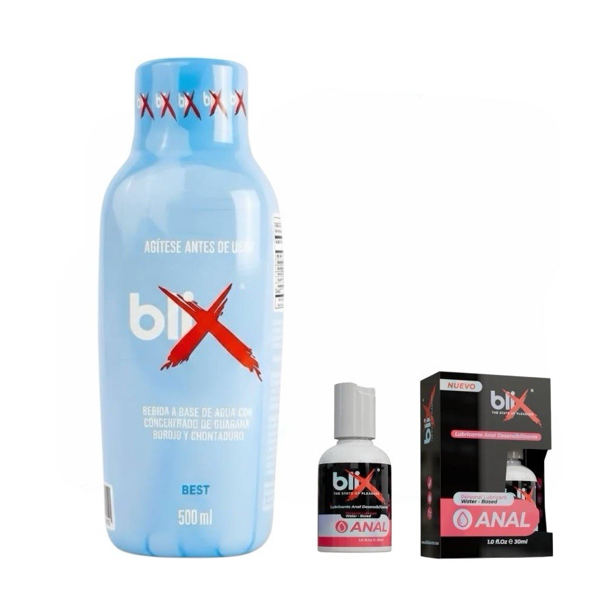Blix Liquid – All Natural 500 Ml + Blix Anal Desensitizing Lubricant