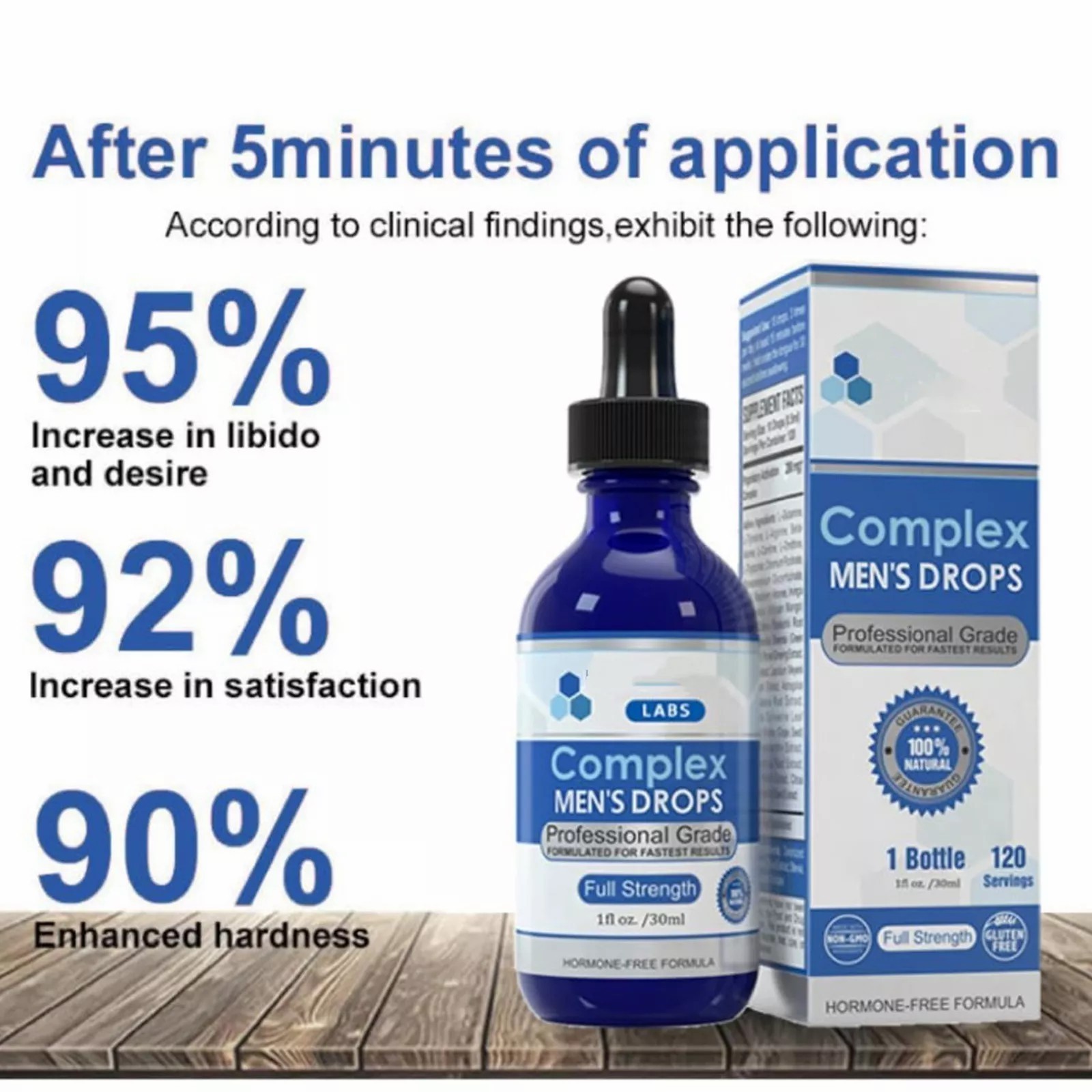 1~10x Secret Male Growth Nutrition Drops,Complex Men’s Drops 30ml for Strong Men