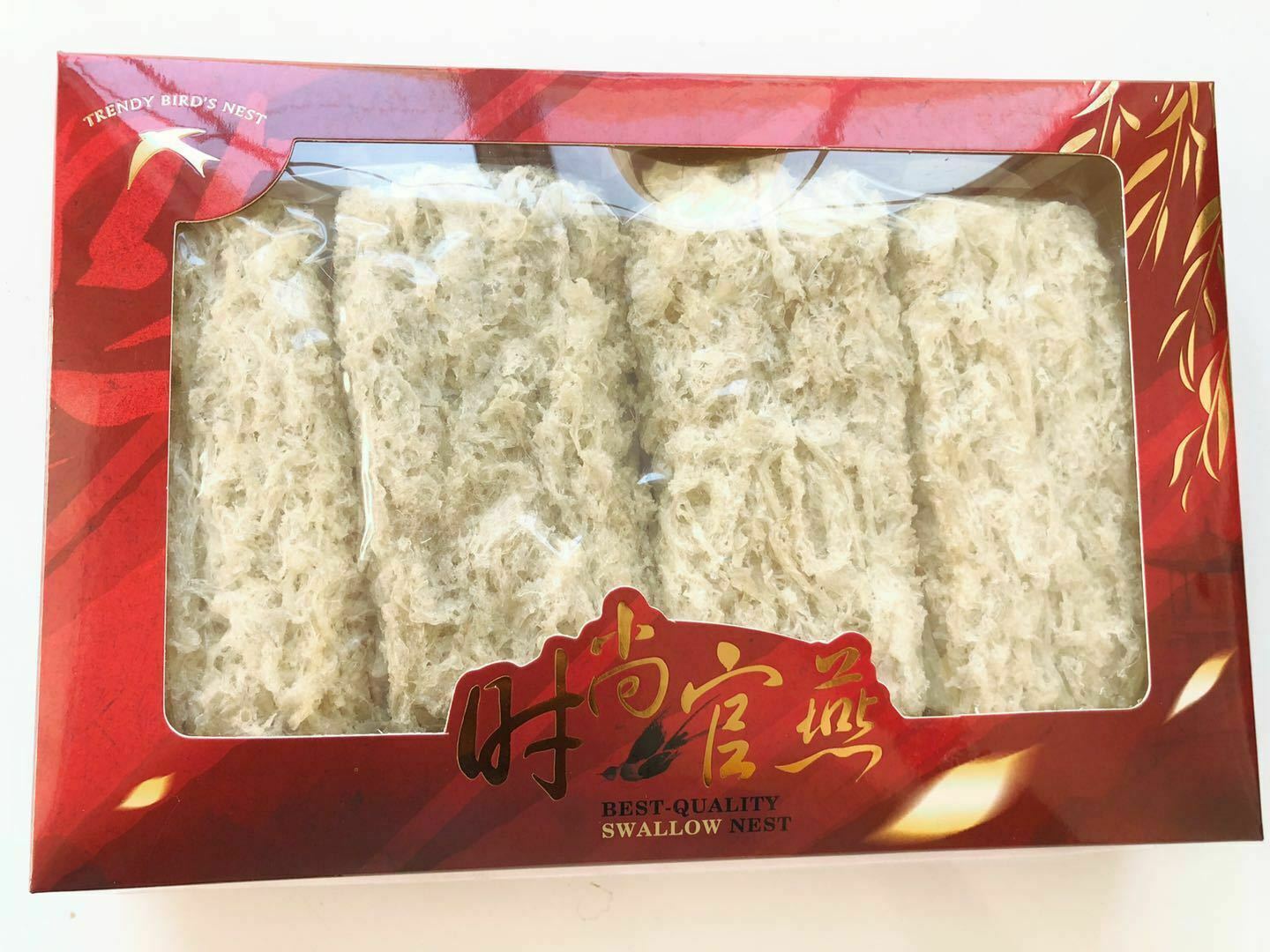 8oz Natural Swallow Bird Nest Bird’s Nest Indonesia Grade AAAA US Buyer 燕窝 燕條 燕碎