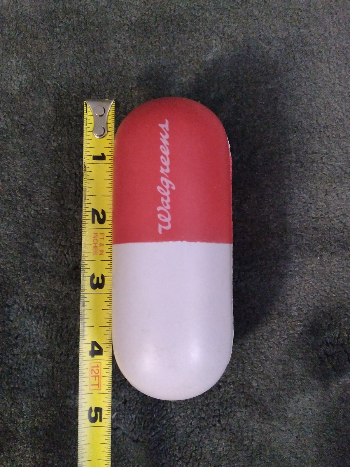 Walgreens Stress Squeeze Stress Relief Pill Capsule Shaped – 4.5″