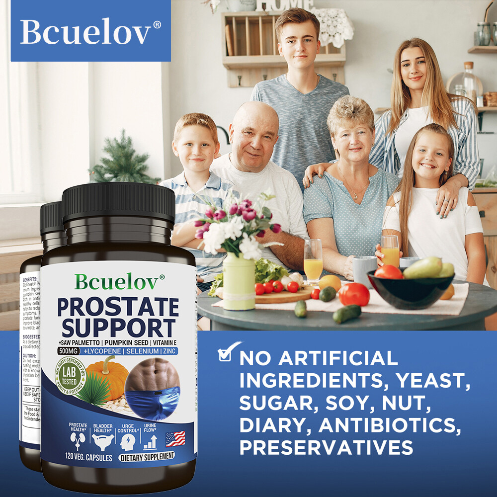 Prostate Support Capsules – Increase Urinary Flow,Prostate & Bladder Health