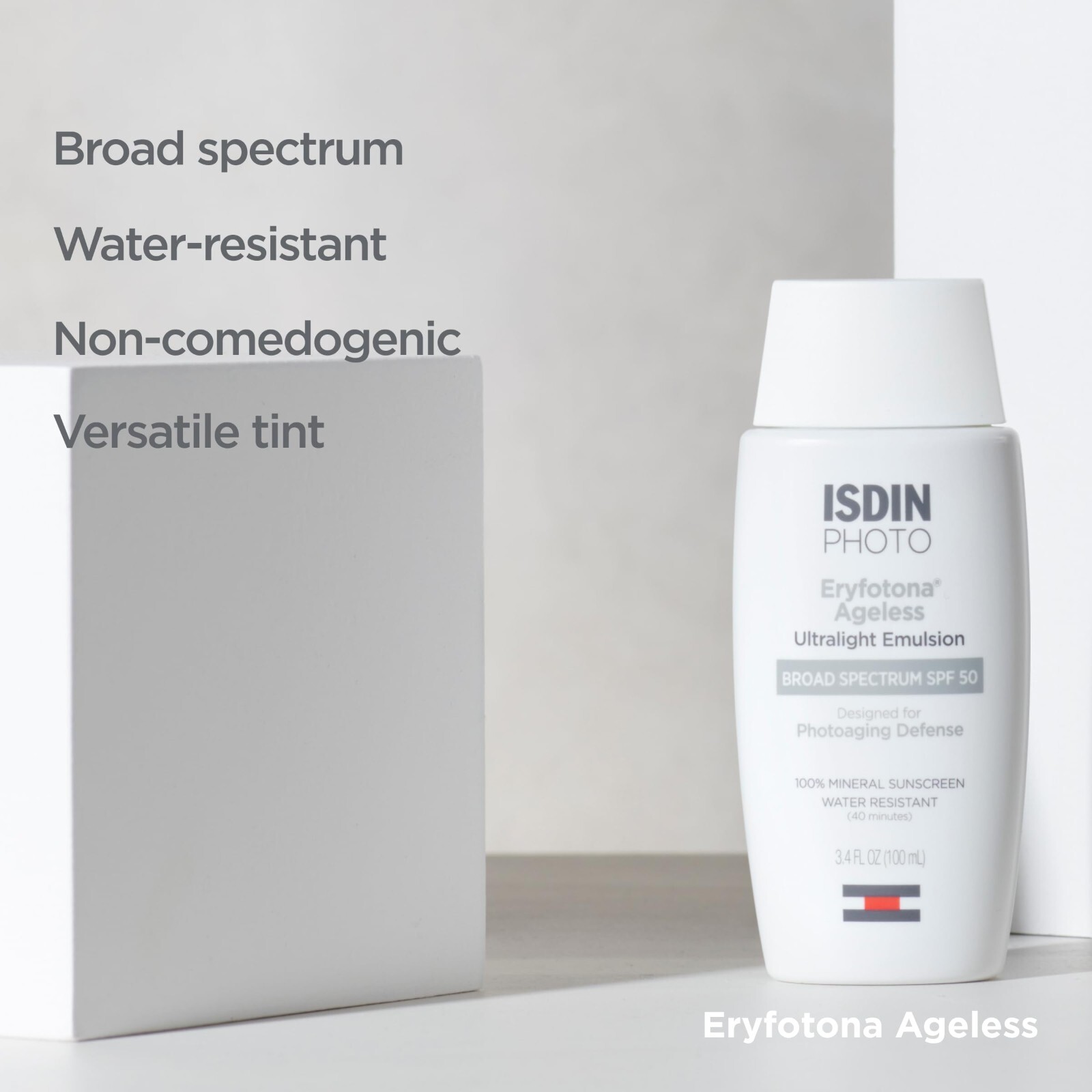 ISDIN Eryfotona Ageless Broad Spectrum Tinted SPF 50 EXP 11/24 100mL **NEW**