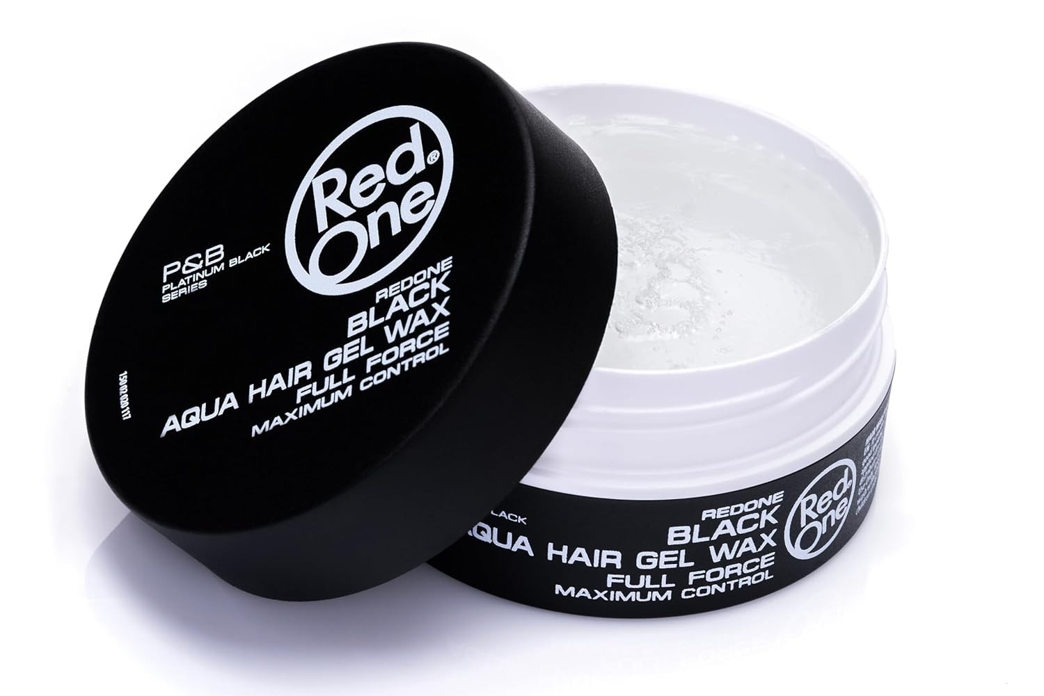 RedOne Black Aqua Hair Gel Wax Full Force 150 ml (5 fl oz) Lime Scent