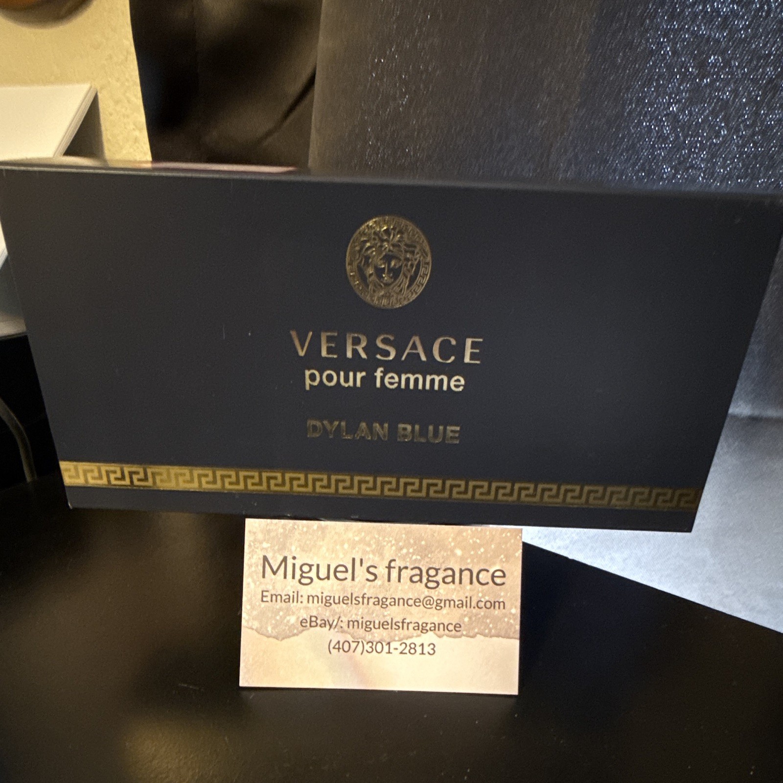 Versace Dylan Blue Pour Femme Perfume Fragrance Box