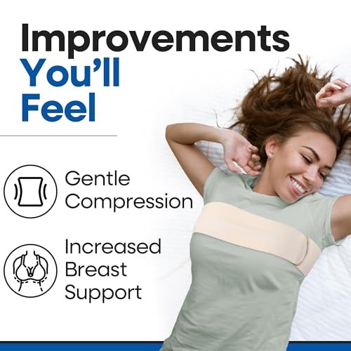 Post Op Breast Augmentation Band | Breast Implant Chest Brace For Women | Beige