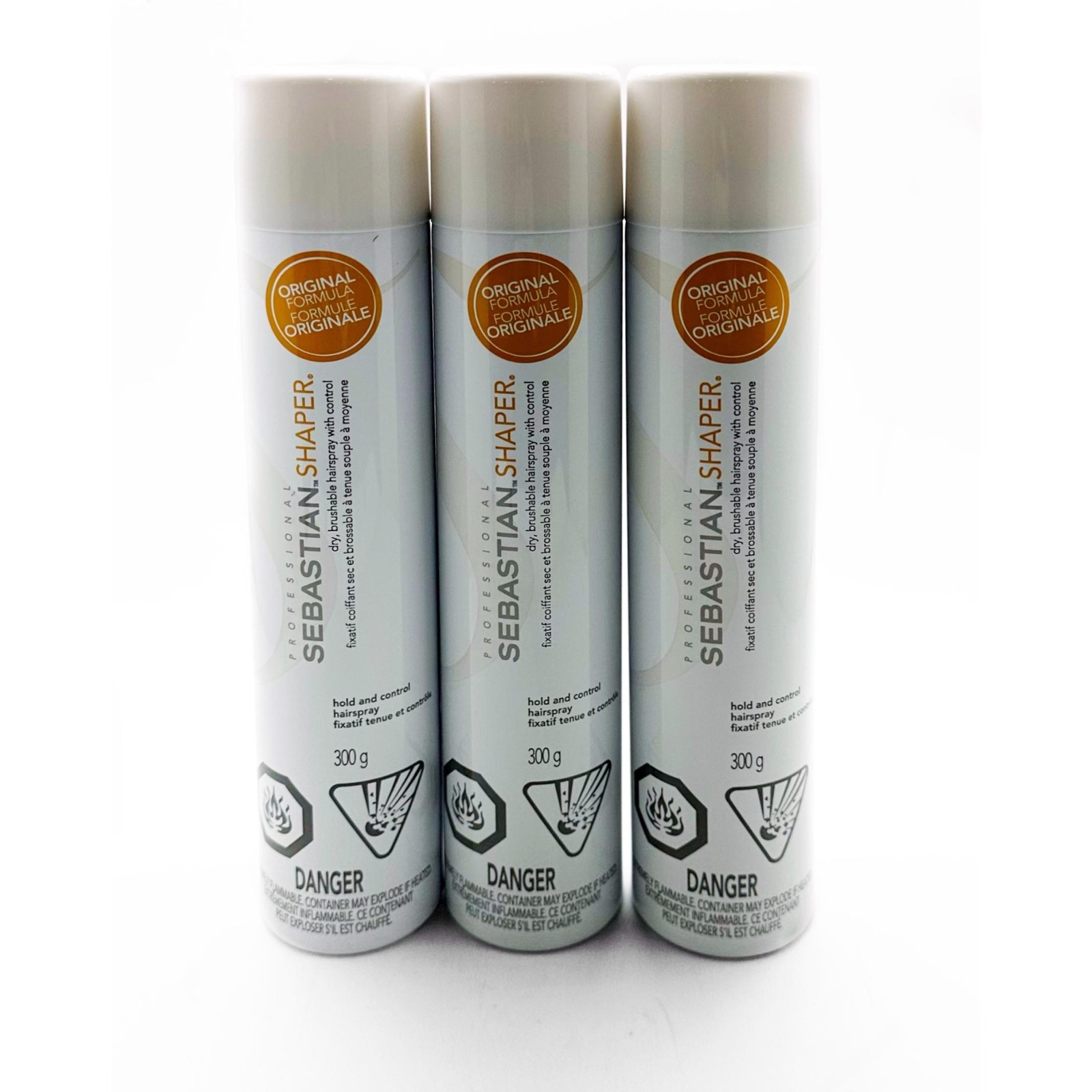 Sebastian Professional Shaper Hairspray (3-Pack), 10.6 Oz of Each Bottle