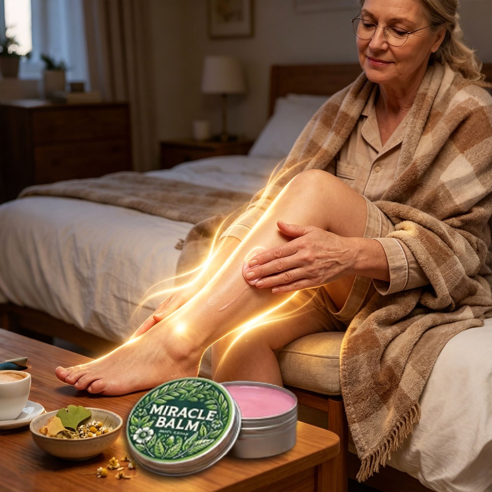 Senzio Herbal Balm Swollen Legs Nerve Discomfort Circulation Support