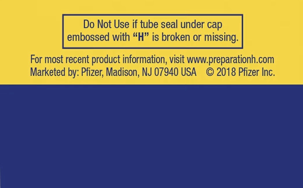 Preparation H Hemorrhoid Ointment, Itching, Burning and Discomfort Relief-1 Tube