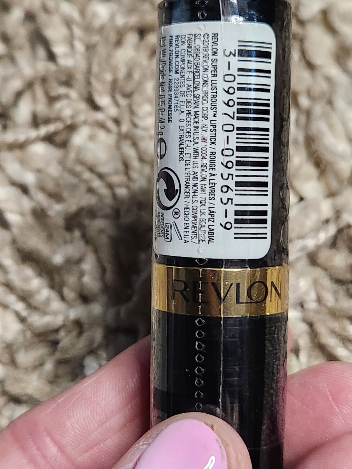 Revlon Super Lustrous Glass Lipstick, 0.15 oz – 778 Pink Promise NIP