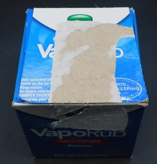 Vicks VapoRub cough suppressant ointment 6oz Exp: 7/27+ New & Sealed