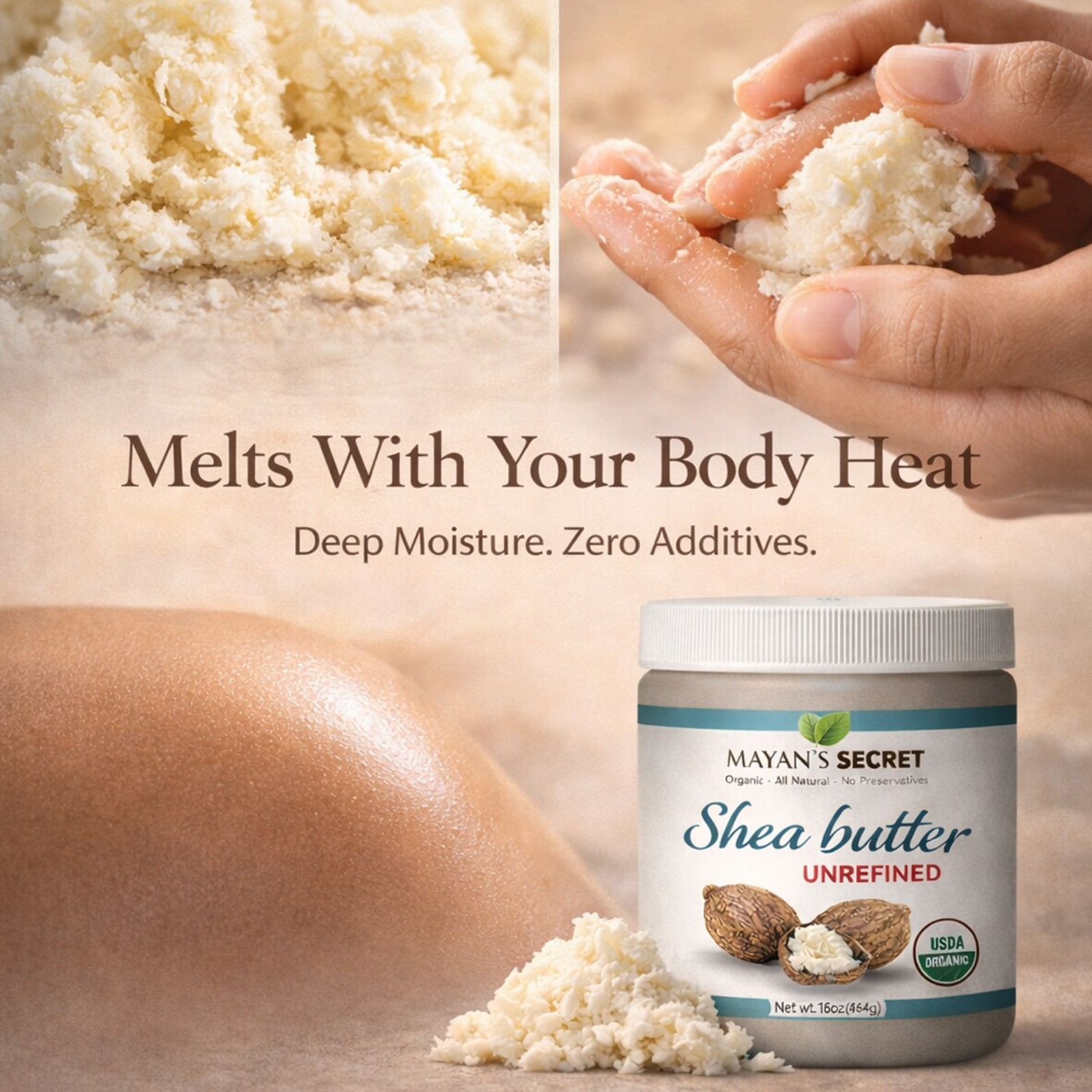 Raw African Shea Butter 100% Pure Unrefined Organic Natural Bulk Wholesale