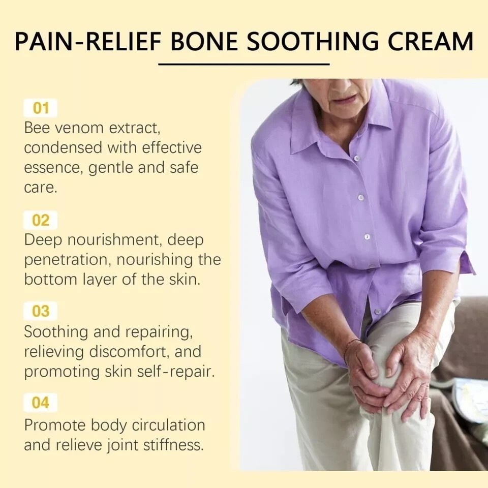 Bee Venom Joint Pain Relief Cream Joint &amp Bone Cream For Men Women Treatment~